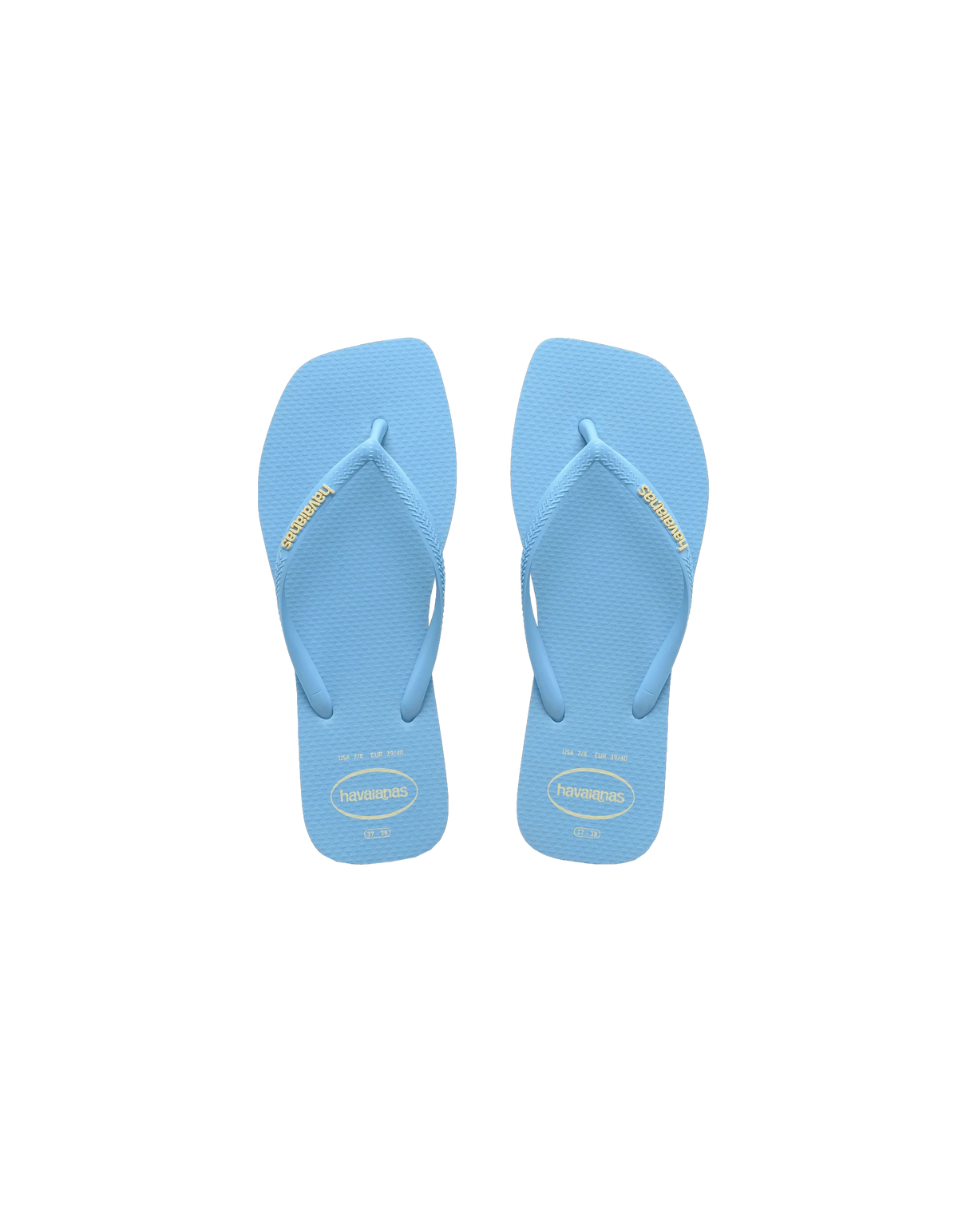 SLIM SQUARE FLIP FLOPS LAVENDER BLUE RUBY