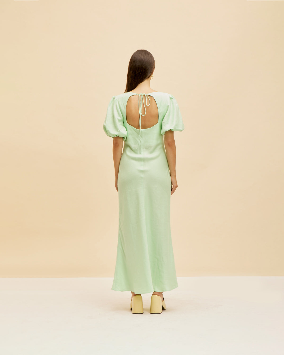 KENDALL LINEN DRESS MINT KENDALL LINEN DRESS MINT