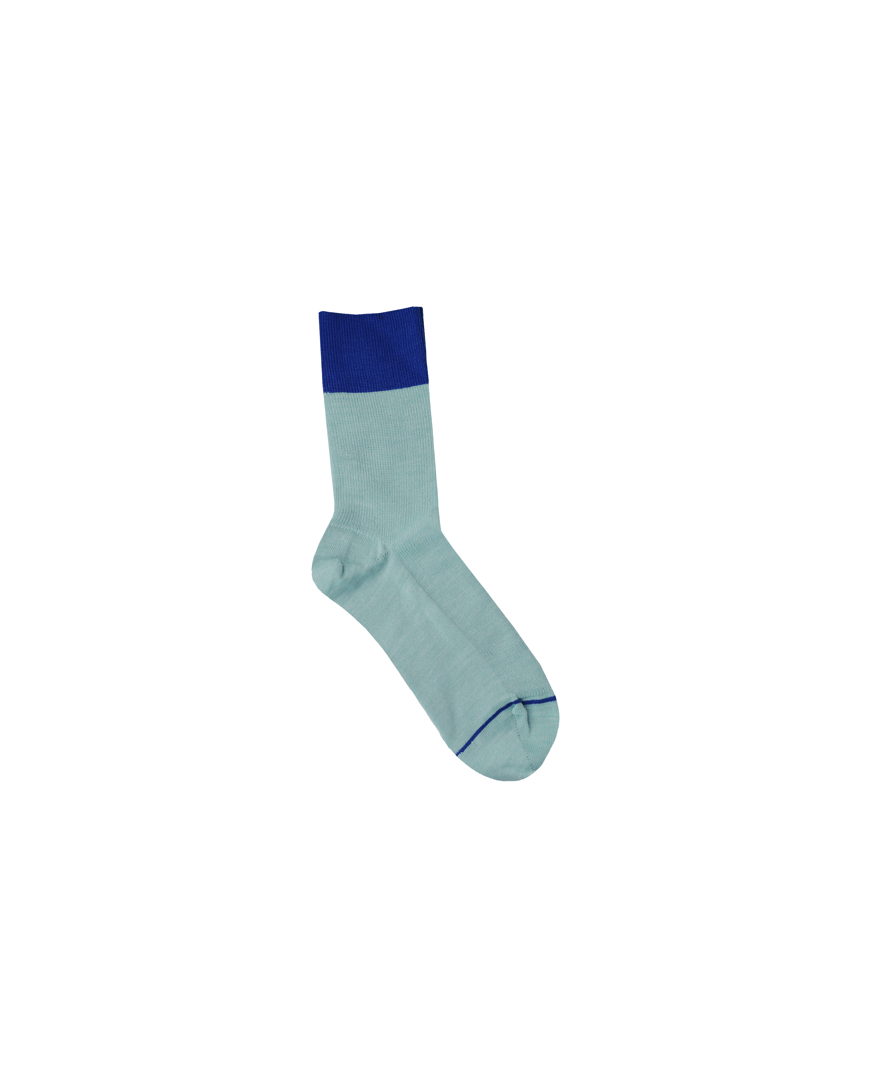 MERINO BLOCK SOCK BB BLUE ULTRA | RUBY