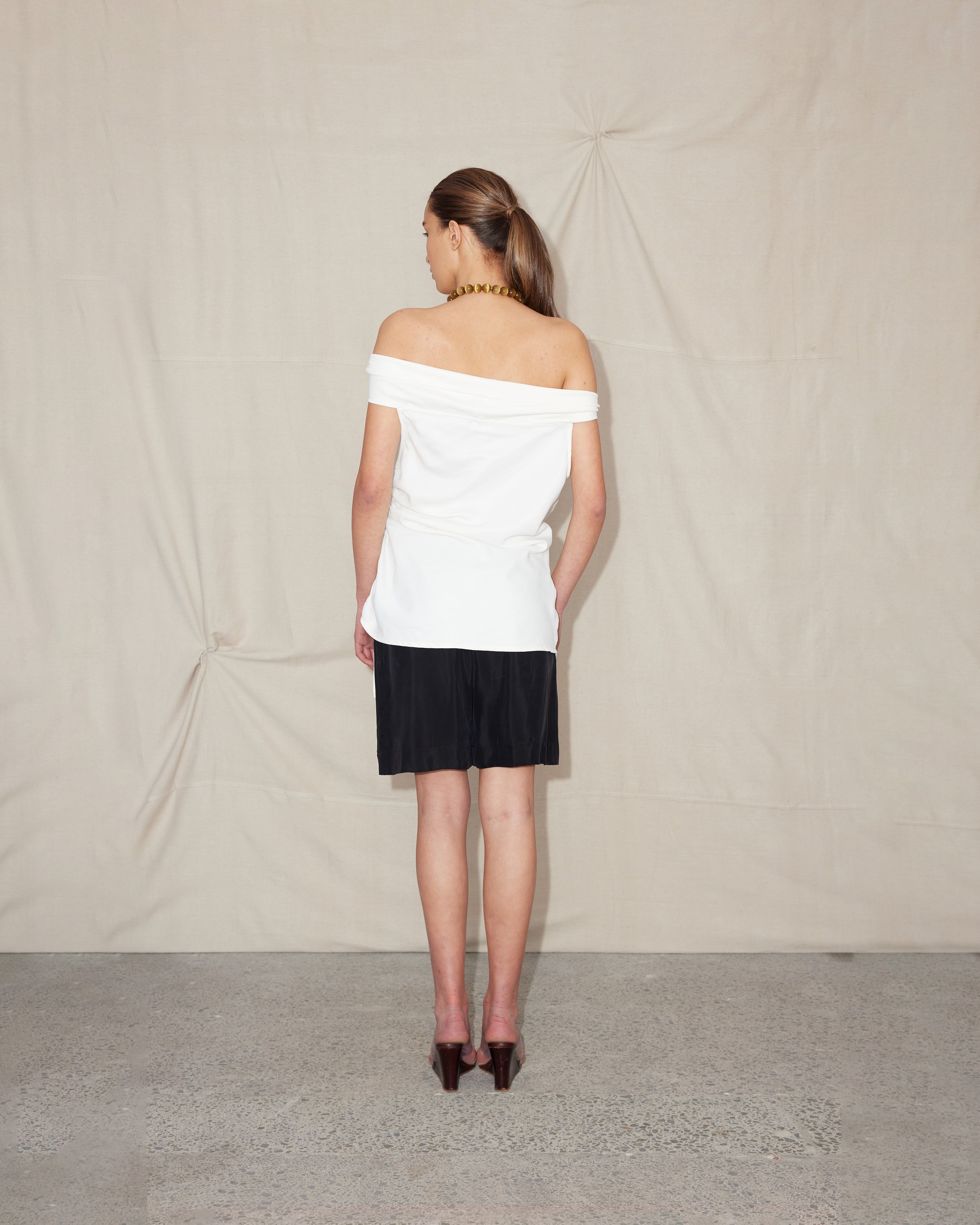 LILY OFF THE SHOULDER TOP WHITE | RUBY