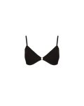 90210 LOW SUPPORT COTTON BRA BLACK