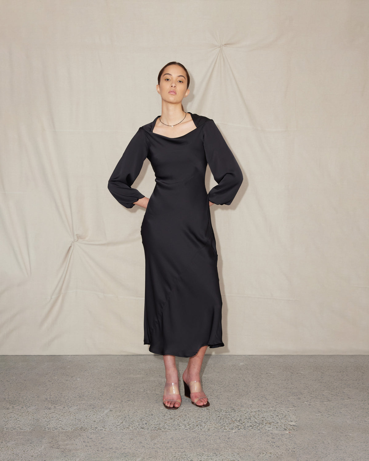 quincy midi dress Quincy Midi Dress - Pomegranate In Skylark