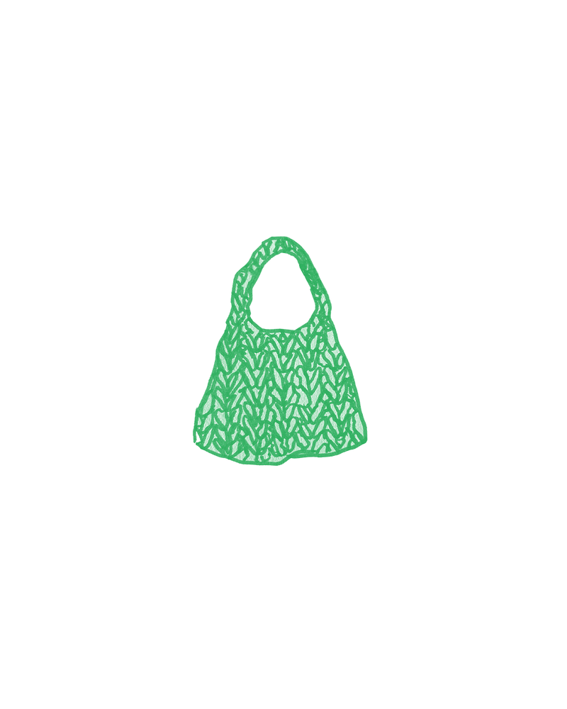 LIAM X GEO KNITS SLOW BAG PATTERN | Pattern instructions devised by @geoknitsslow for a medium-sized bag with a single strap. Available in PDF or printed form.