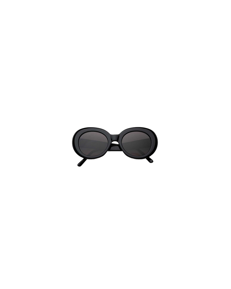 SUNGLASS MARGOT BLACK | Oversize round frame sunglasses, these make a statement while also looking incredibly chic.