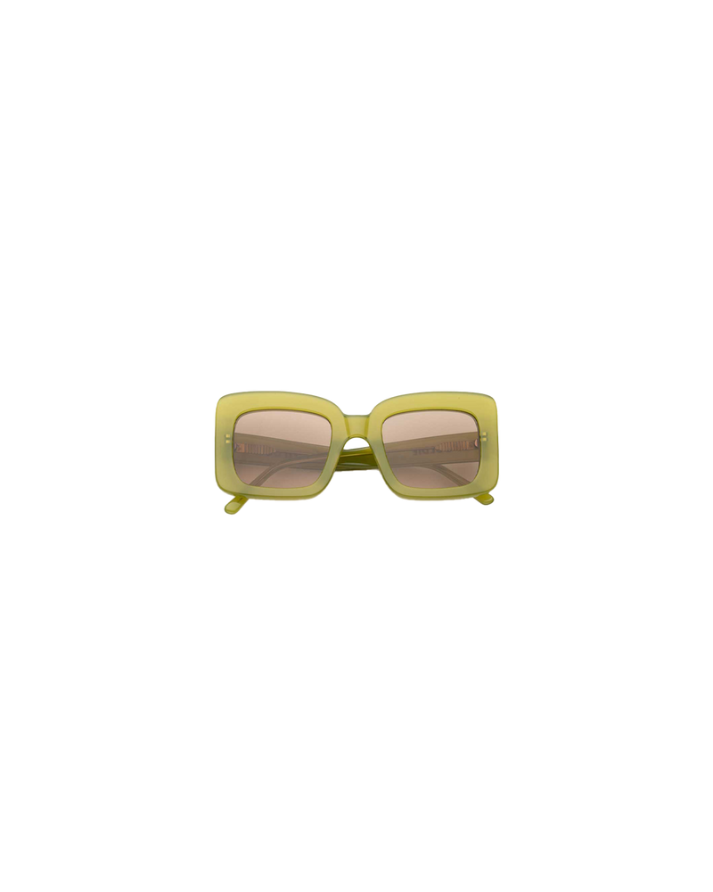 SUNGLASS MIA LEAF | Oversize square frame sunglasses that’ll transport you straight to the 70s.