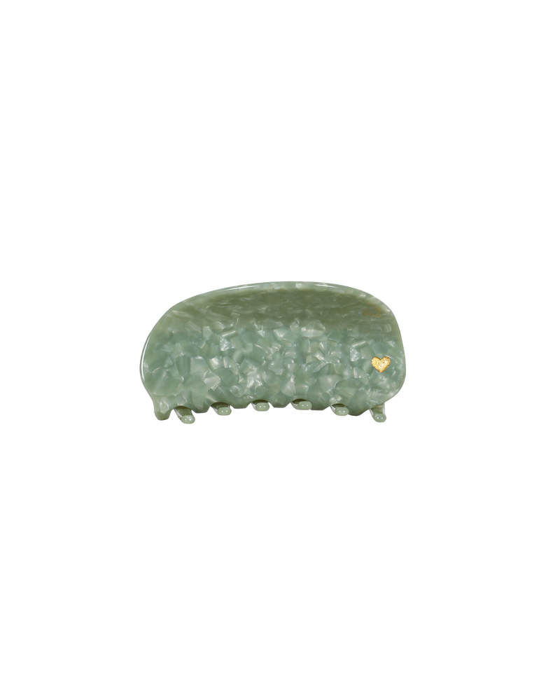  MARBLE HAIR CLAW SAGE | Sage hair claw, this is a staple accessory for summer - perfect for beach hair. Big enough to hold a full head of hair and comfortable enough to wear from...