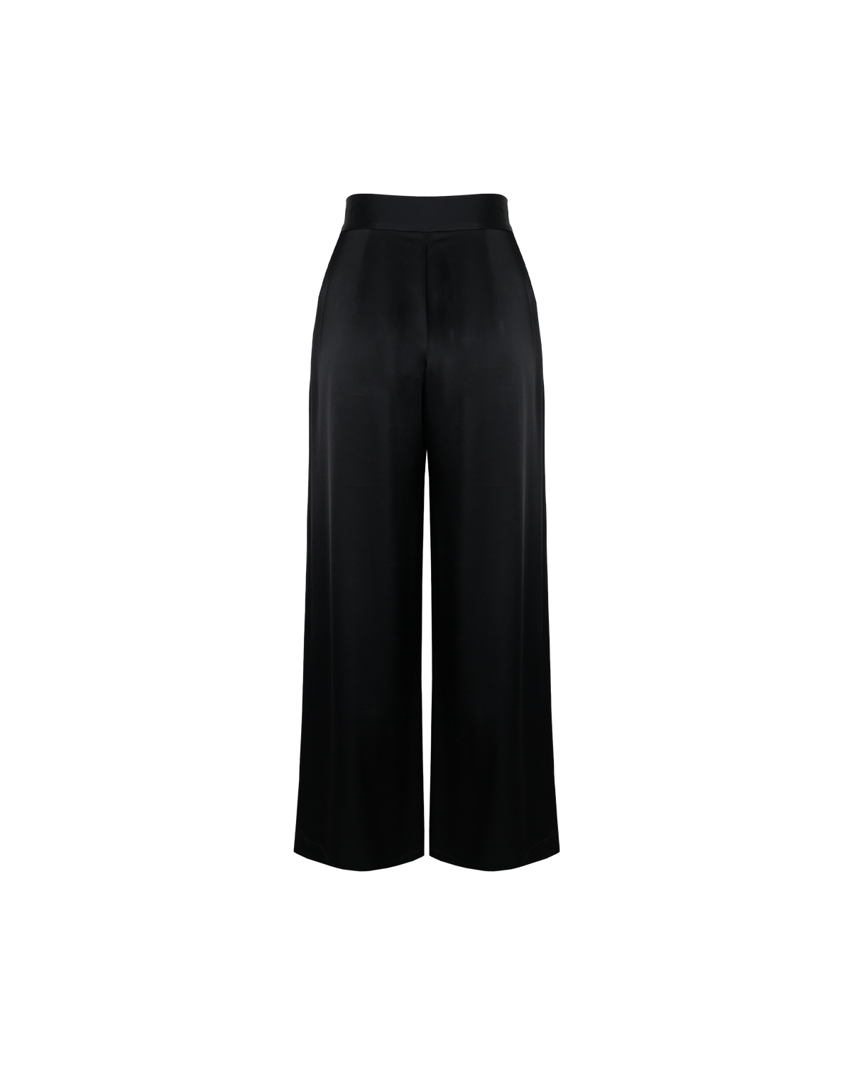 MARLEY SATIN PANT BLACK | RUBY