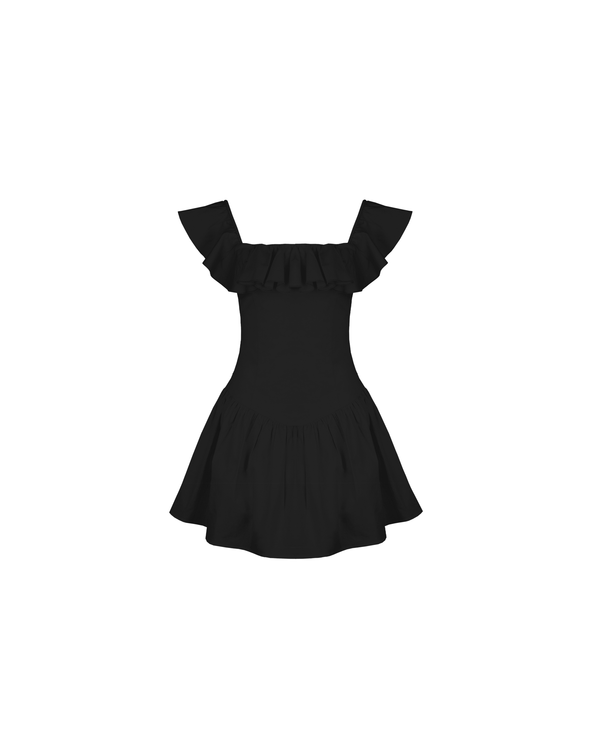 MONACO MINI DRESS BLACK