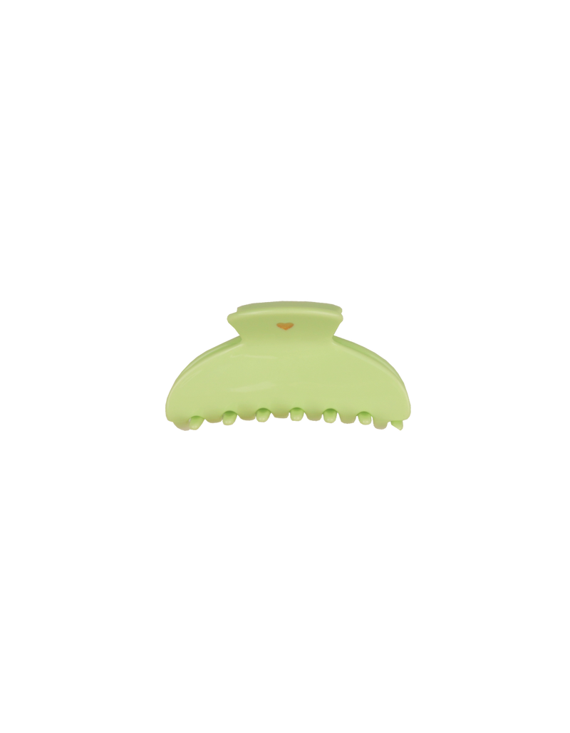 PALOMA HAIR CLAW LIME | Lime hair claw, this is a staple accessory for summer - perfect for beach hair. Holds half a head of hair and is comfortable enough to wear from morning to night.