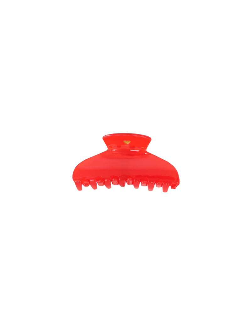  PALOMA HAIR CLAW CHERRY RED | Cherry red hair claw, this is a staple accessory for summer - perfect for beach hair. Holds half a head of hair and is comfortable enough to wear from morning to night.