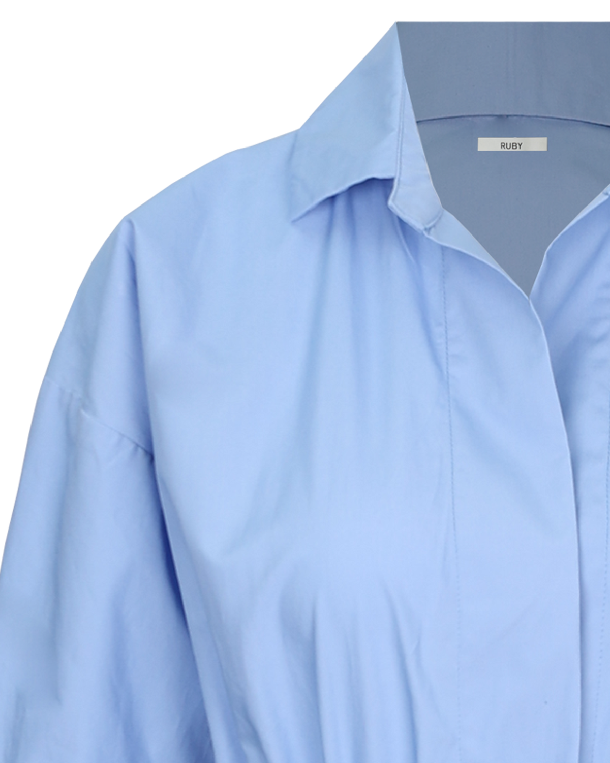 Cornflower Poplin Shirt