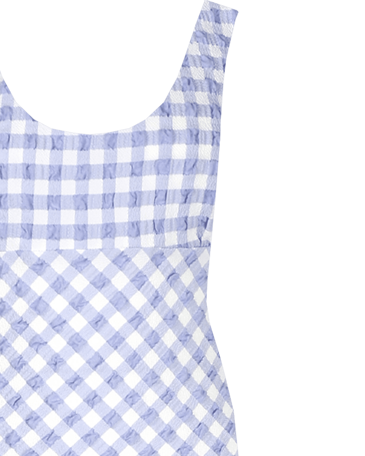 PRISM MINI DRESS PERIWINKLE GINGHAM | RUBY