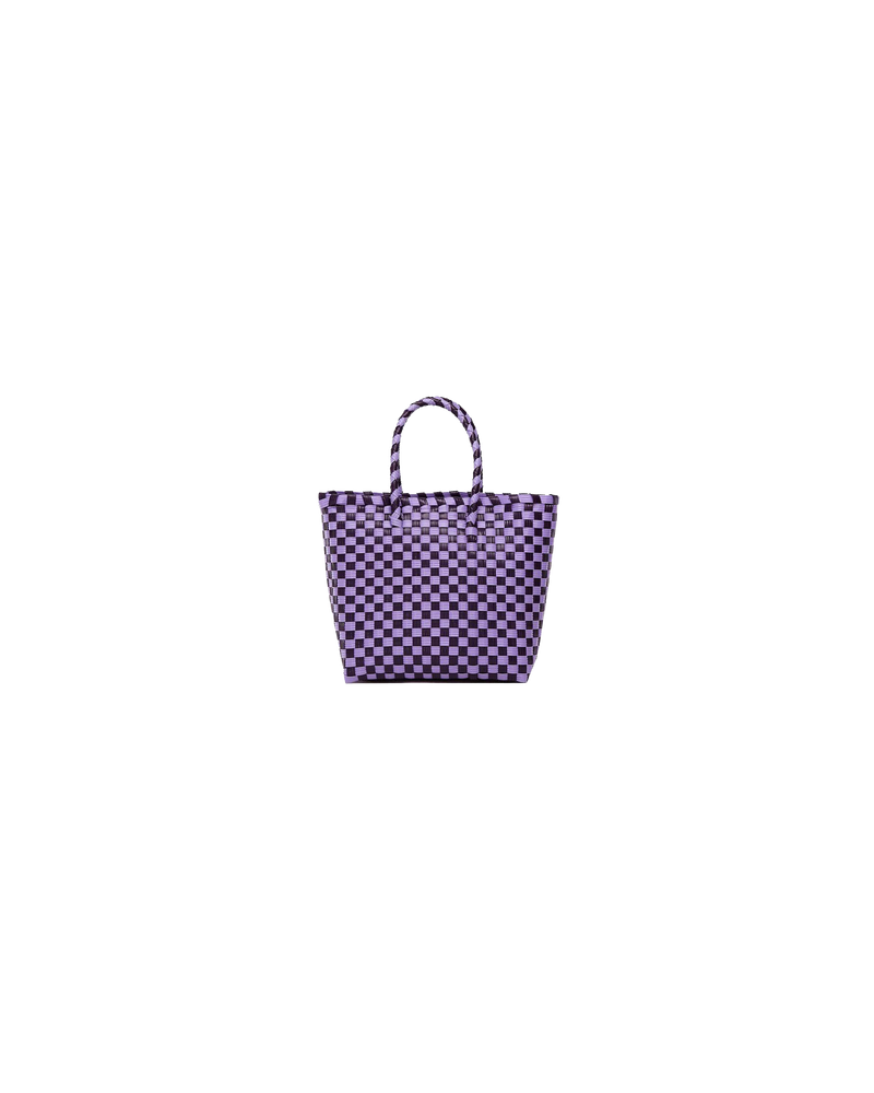 SHAYNA PURPLE/LILAC | Fun, sustainable and durable - these bags are handmade in Mexico using recycled plastic. Developed by skilled weavers in the Oaxaca region, within a fair-trade environment, this bag takes approximately...