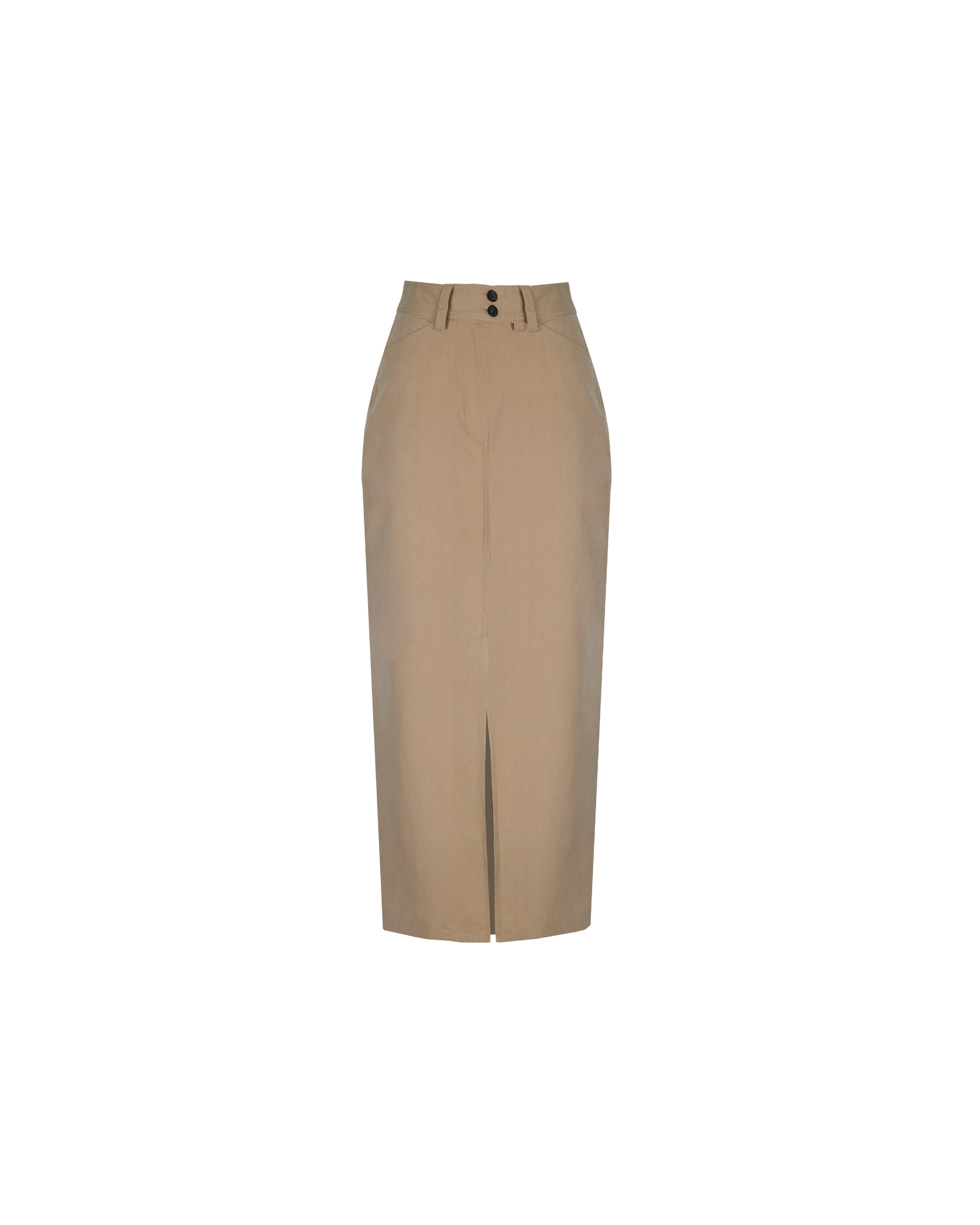 RAFFIA SKIRT CAMEL | RUBY