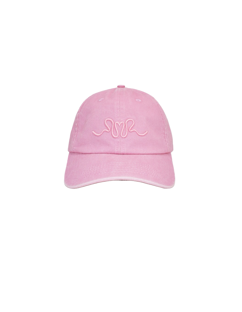 RIBBON CAP  SOFT PINK | The perfect finishing touch to any outfit, our classic RUBY cap featuring the Resort 2026 femme logo embroidered on the front. Designed in a classic soft pink with matching pink embroidery.