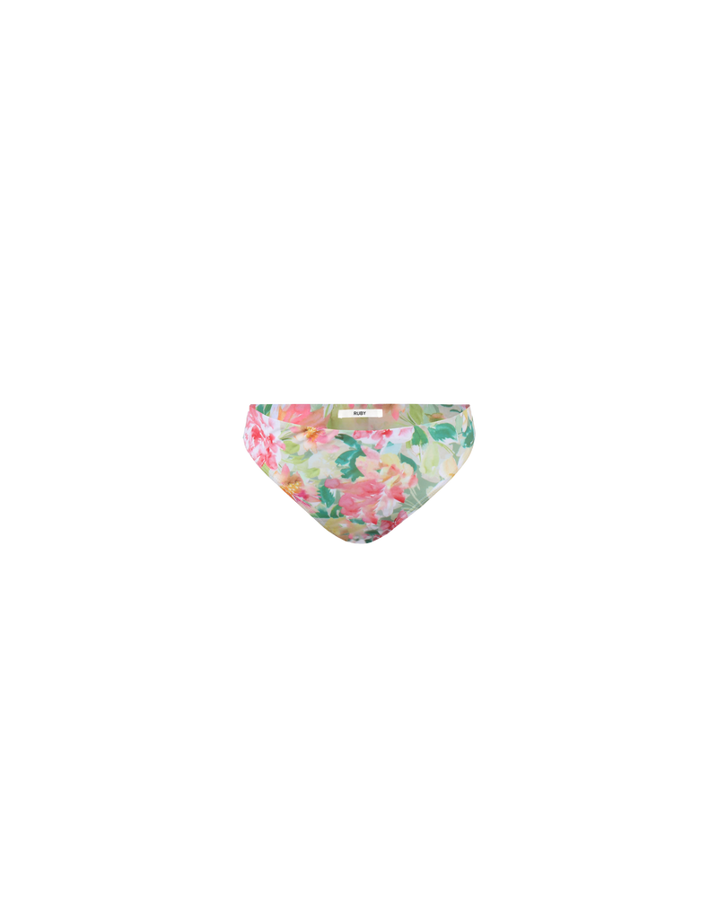 BONNIE PANT GARDEN | The Bonnie Pant is a low-waist bikini pant with a full coverage bottom.