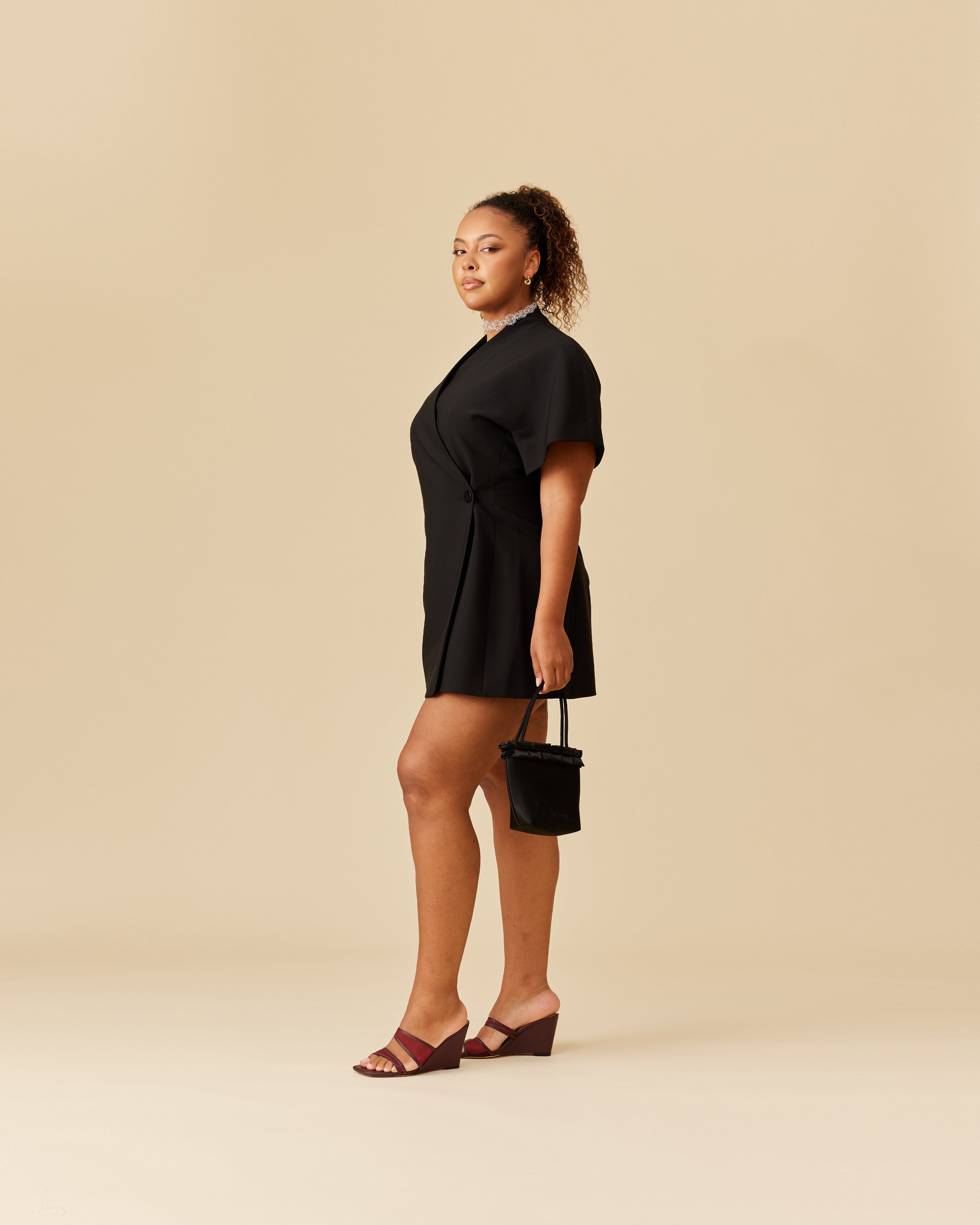 COCO MINI DRESS BLACK | RUBY