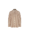 IDA SHIRT BROWN BUTTER STRIPE