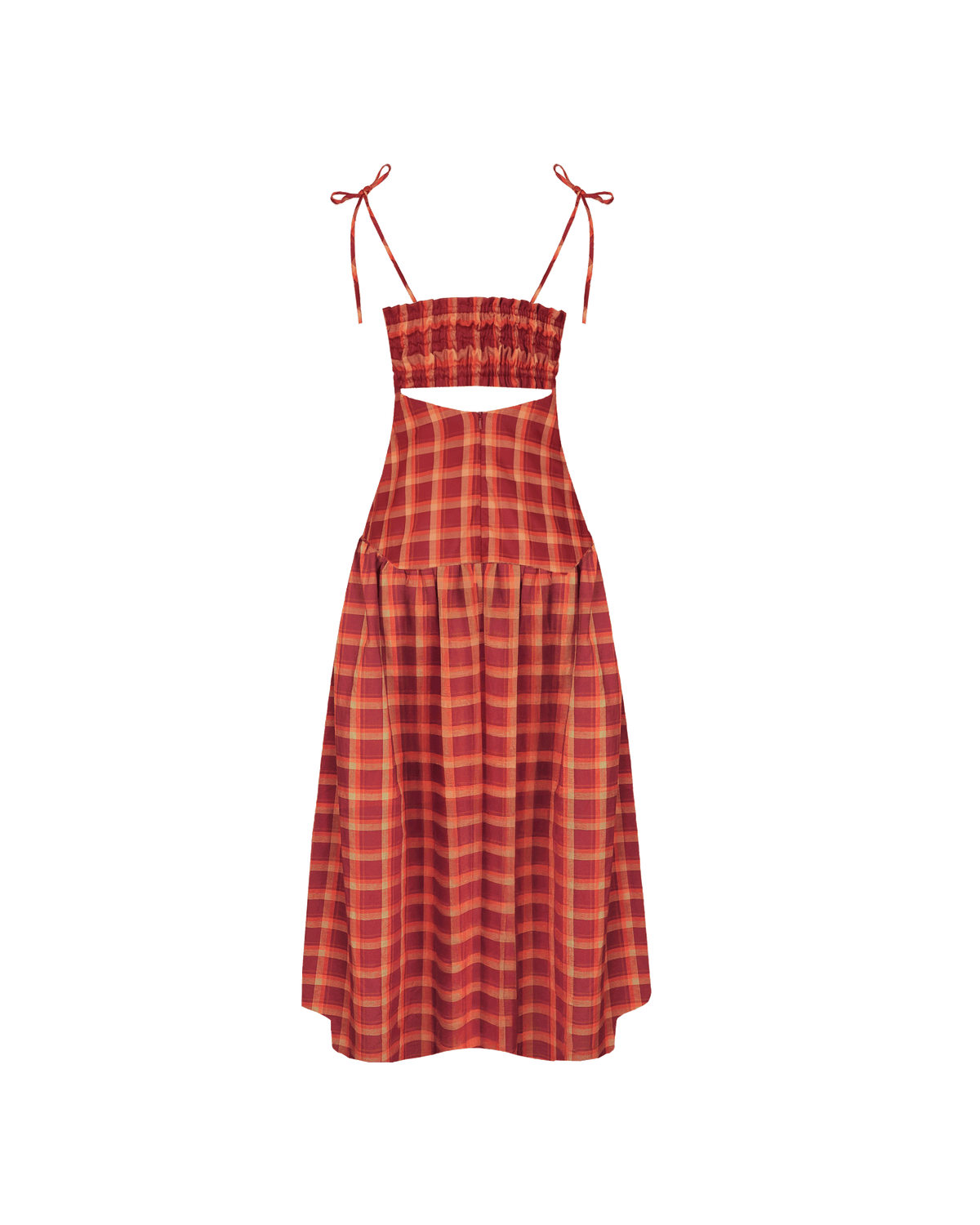 burgundy tartan dress PREORDER - Delilah Plaid and Lace Bubble Mini Dress - Burgundy (SHIPS BY 11/26)