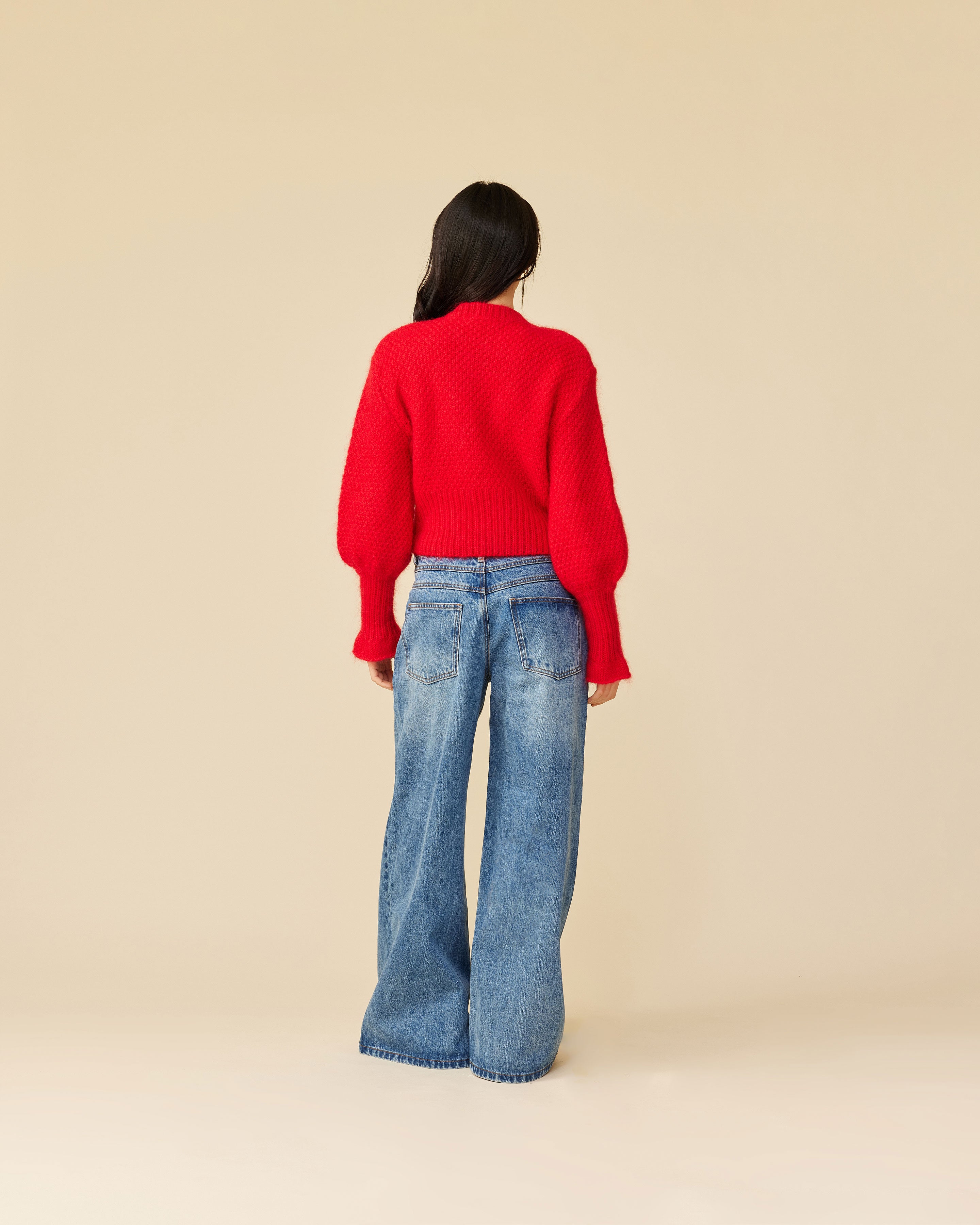 MATILDA CARDIGAN CHERRY | RUBY