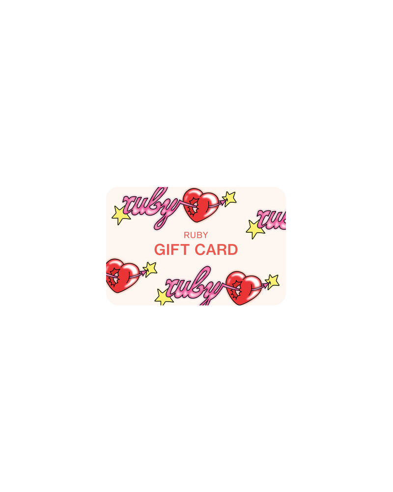 DIGITAL GIFT VOUCHER | The perfect gift for any Rubette… A RUBY Gift Voucher will be emailed directly to you to send on and be redeemed in any RUBY store, IRL or online. Gift...