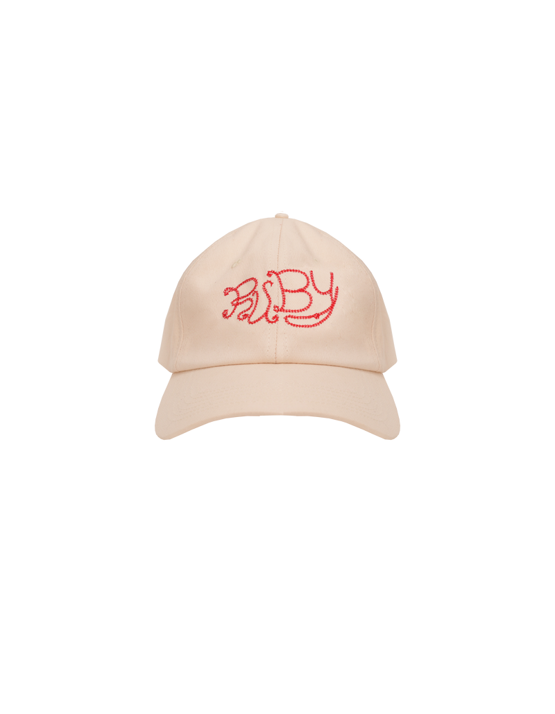  RUBY CAP NATURAL | It's not summer without your favourite cap! Introducing our new RUBY embroider cap, stay sun smart all summer long Rubettes.