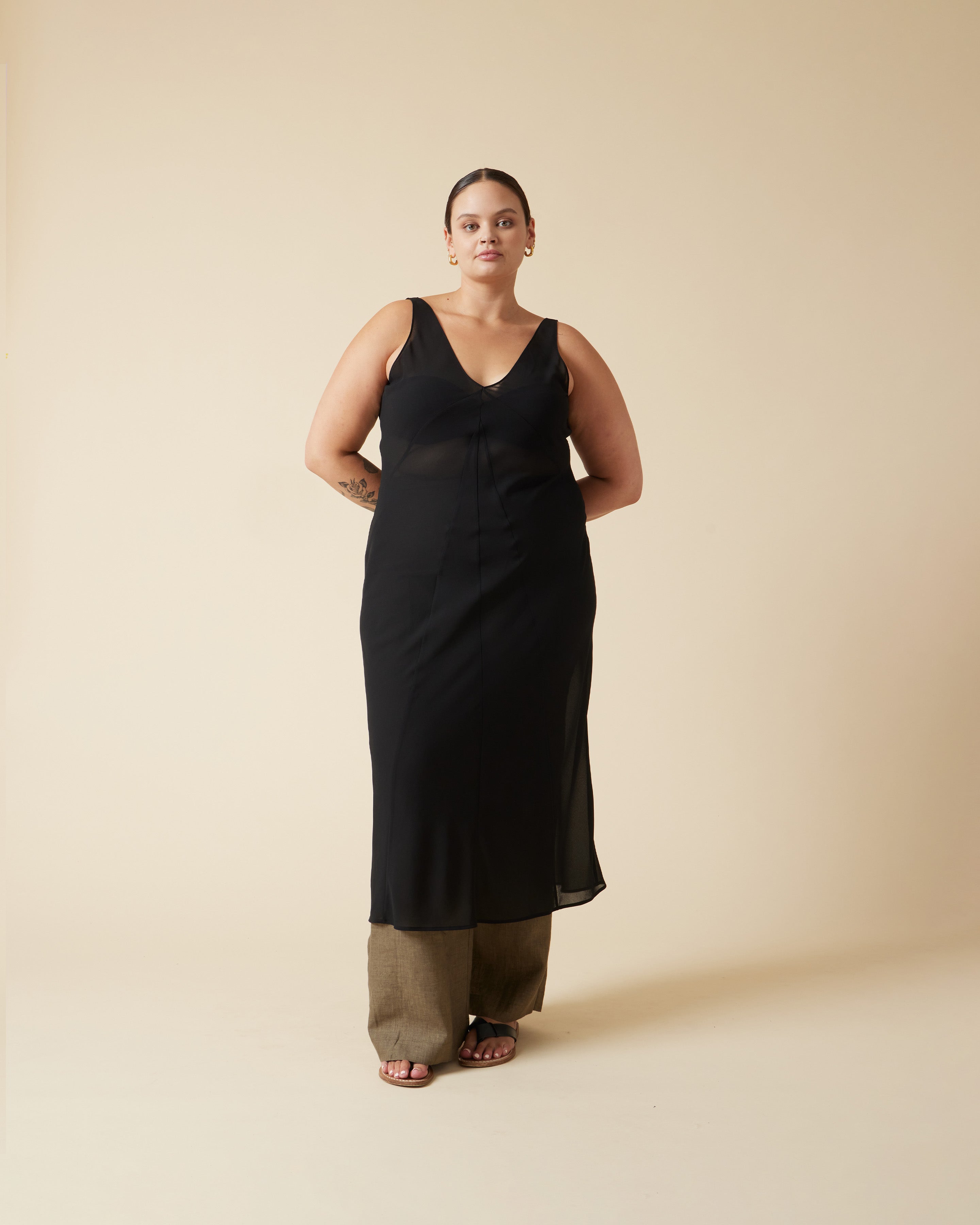 MAISIE DRESS BLACK | RUBY