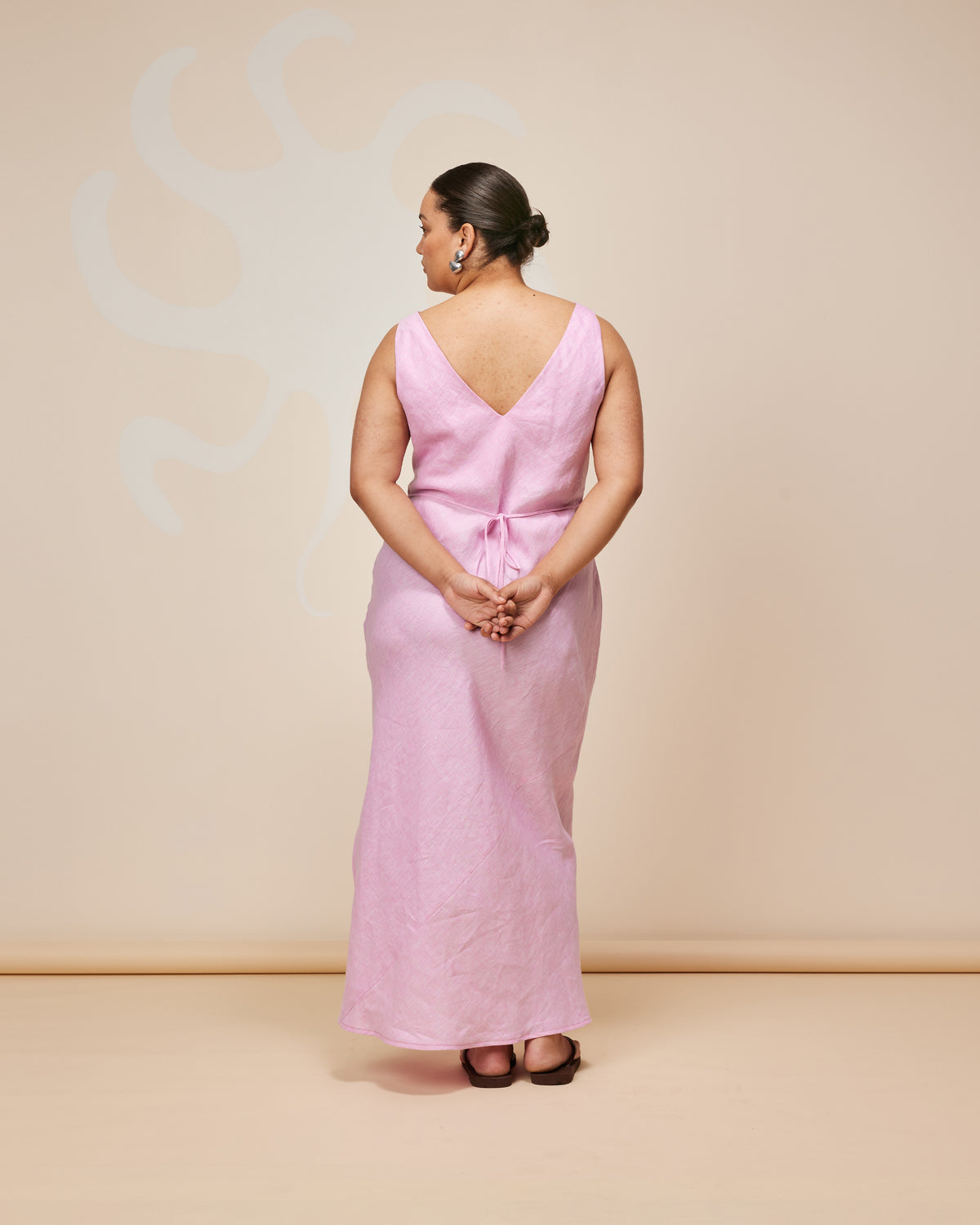 ESME LINEN SLIP DRESS PINK | RUBY ESME LINEN SLIP DRESS PINK | RUBY