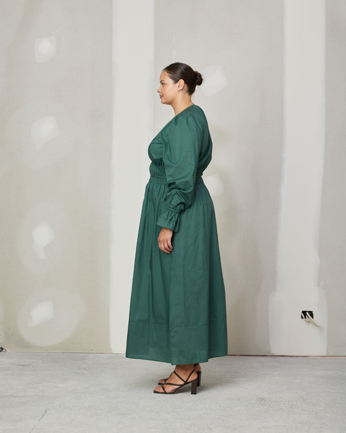 HANNA MAXI DRESS PINE | RUBY HANNA MAXI DRESS PINE | RUBY