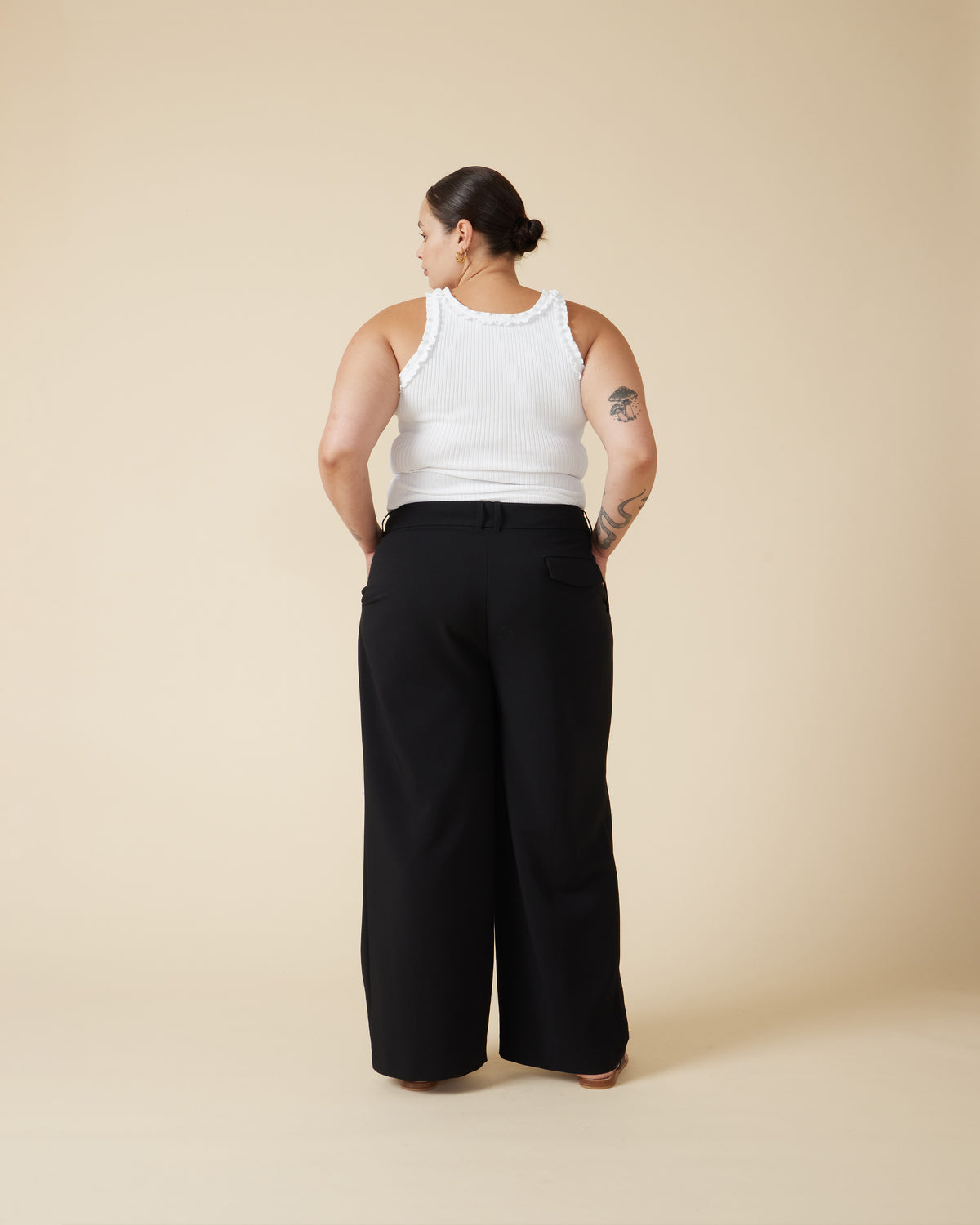 RUE TROUSER BLACK | RUBY