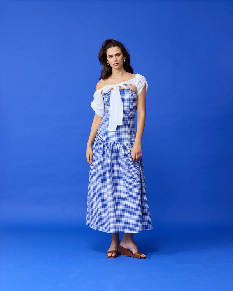 RUBY X EMMA JING PLEATED SLEEVES WHITE | Pleated sleeves featured as part of Summer Fling with Emma Jing, our Holiday 2024 collaboration with local Aotearoa designer, Emma Jing. A fun layering piece to add to your wardrobe.