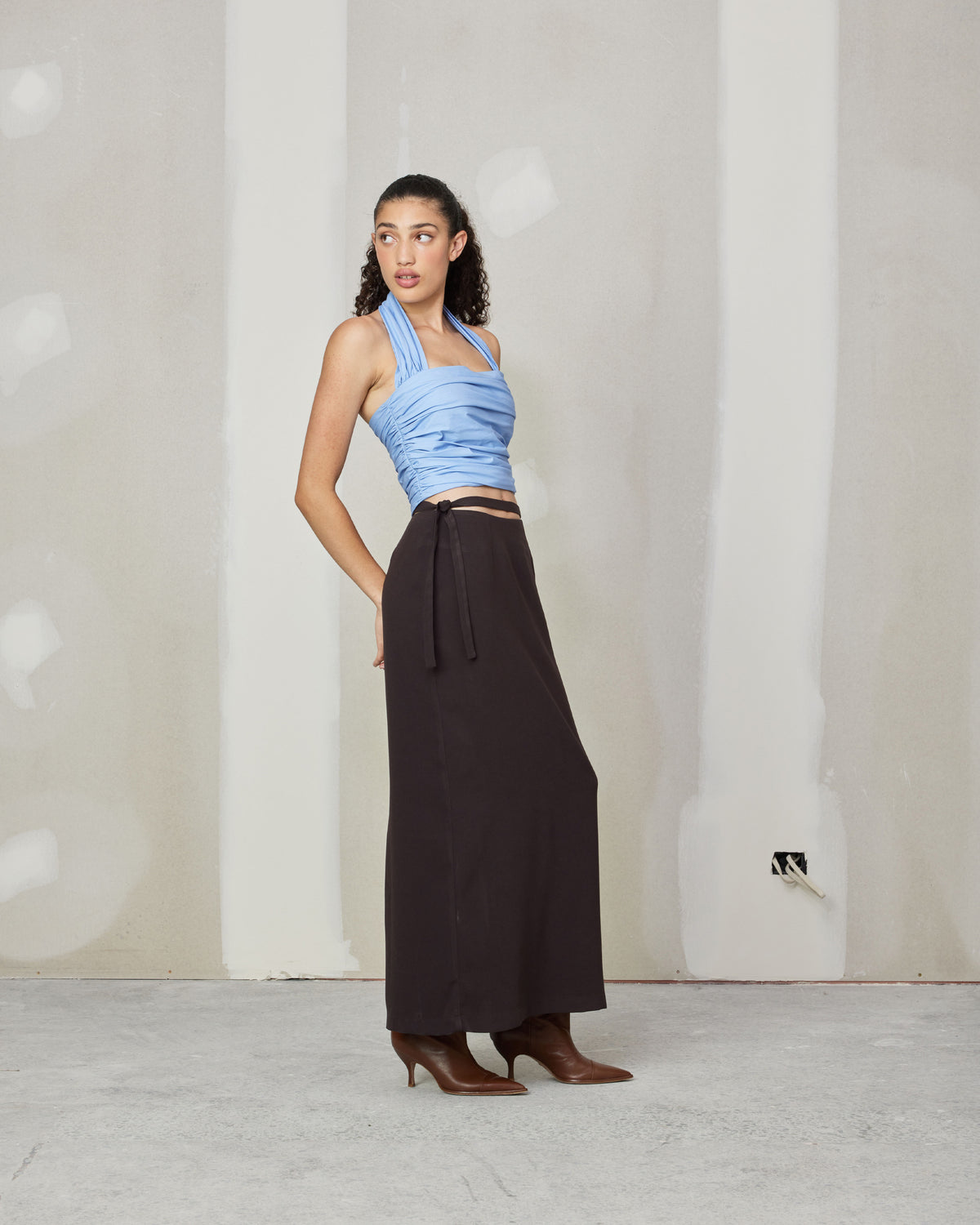 FIREBIRD TIE MAXI SKIRT JAVA | RUBY