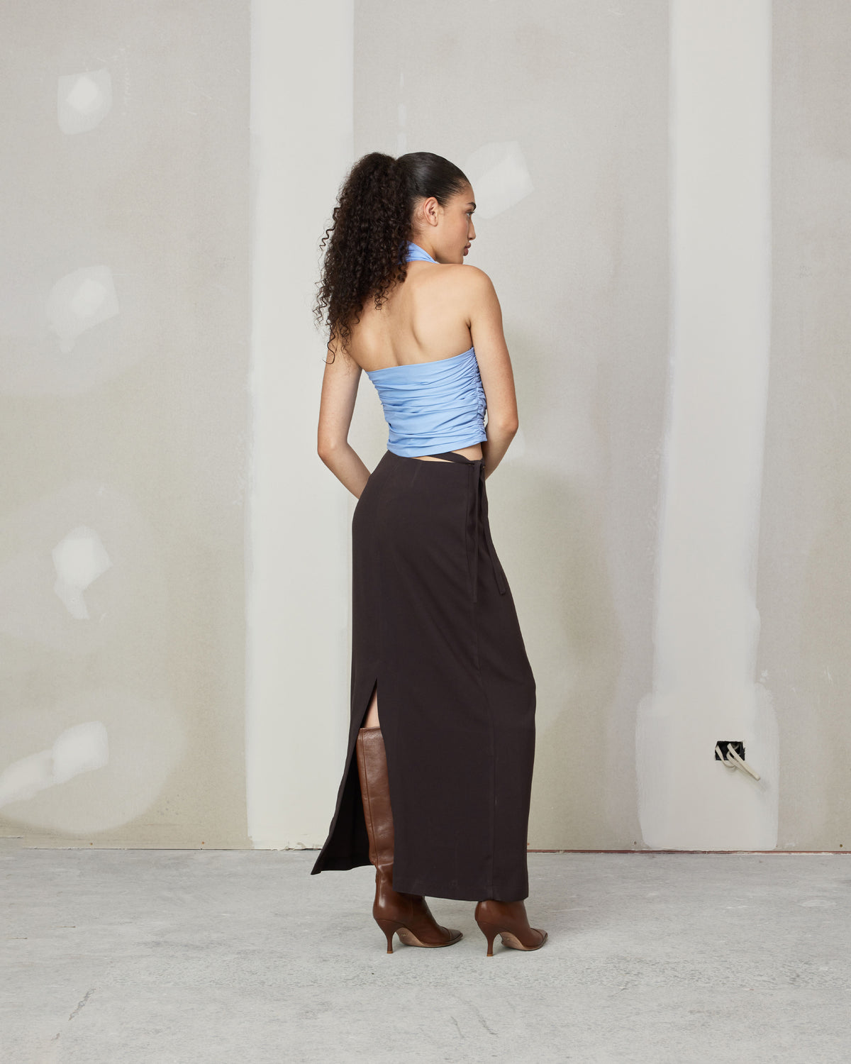 FIREBIRD TIE MAXI SKIRT JAVA | RUBY