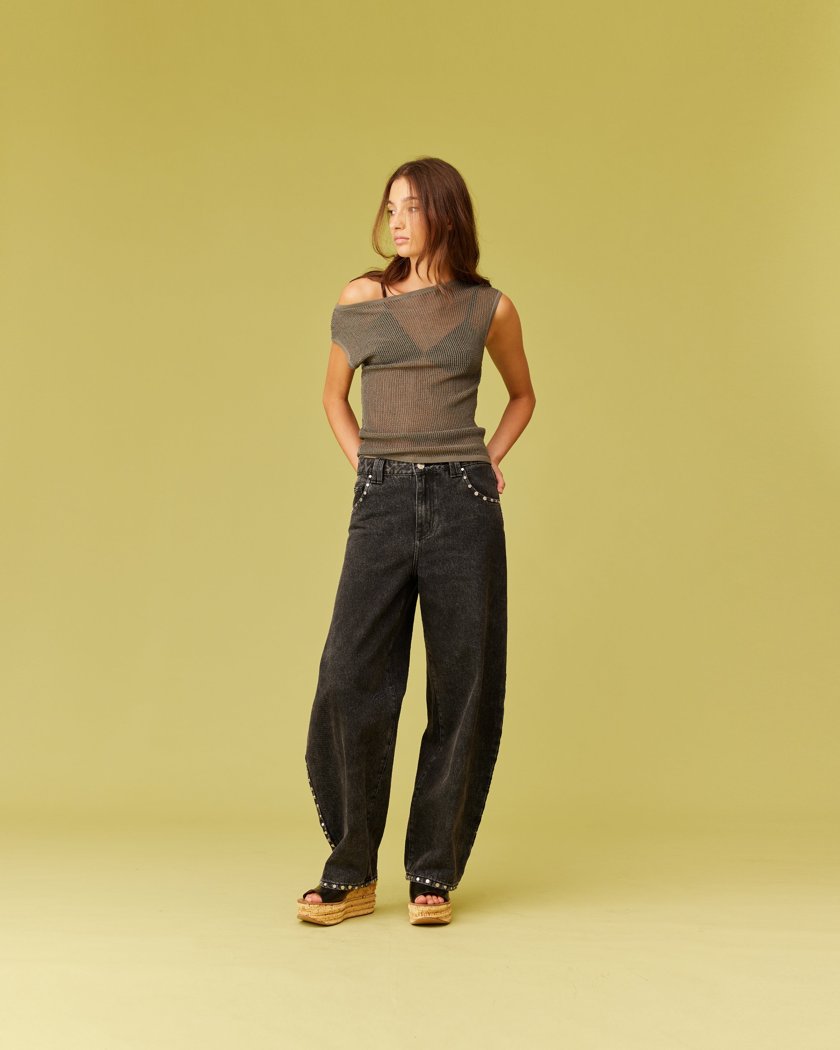 EMMA KNIT TOP BLACK | RUBY