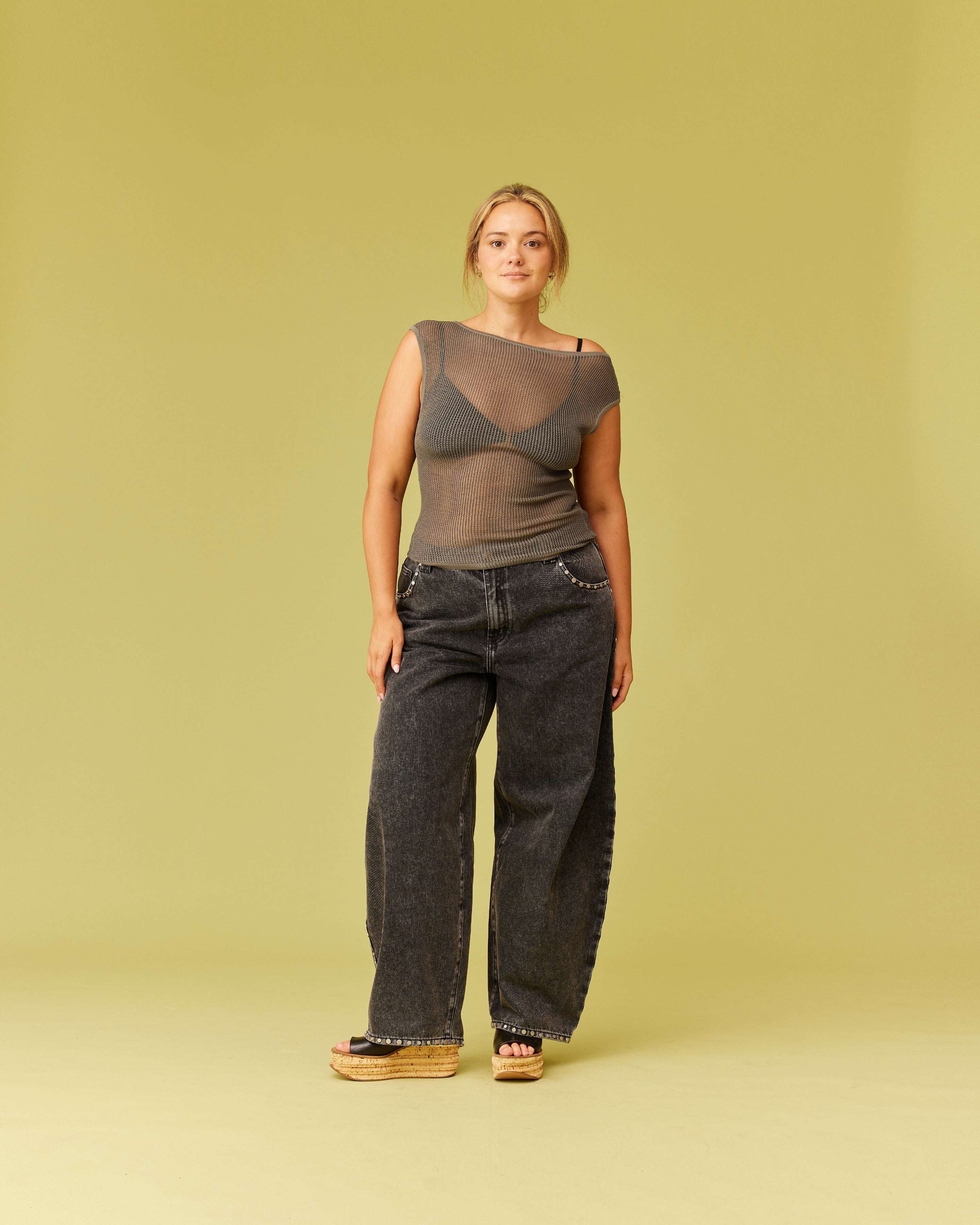 EMMA KNIT TOP BLACK | RUBY