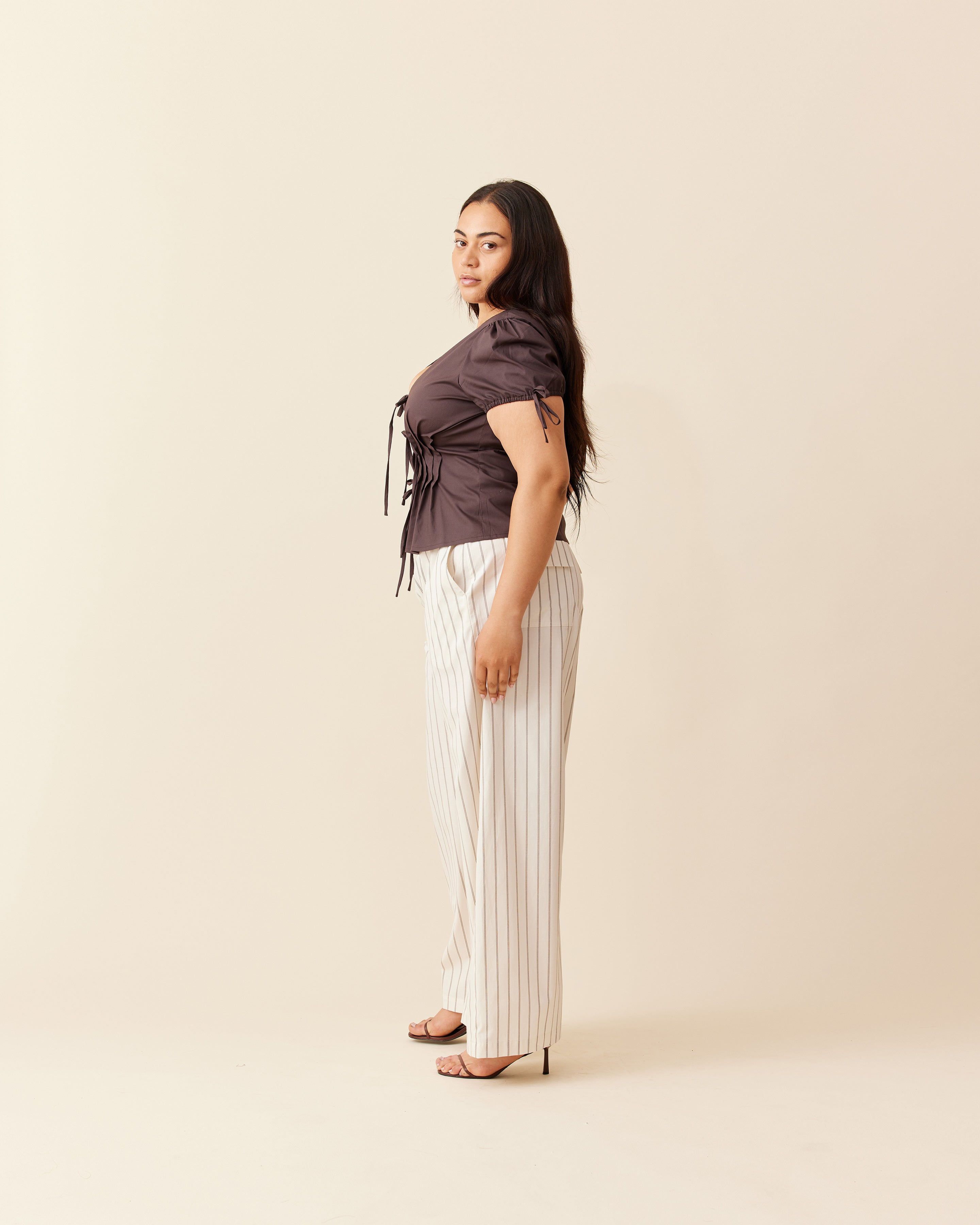 専用！bow.a ボウエー　NAMINAMI STRIPE BLOUSE WAVY BLOUSE | bow.a