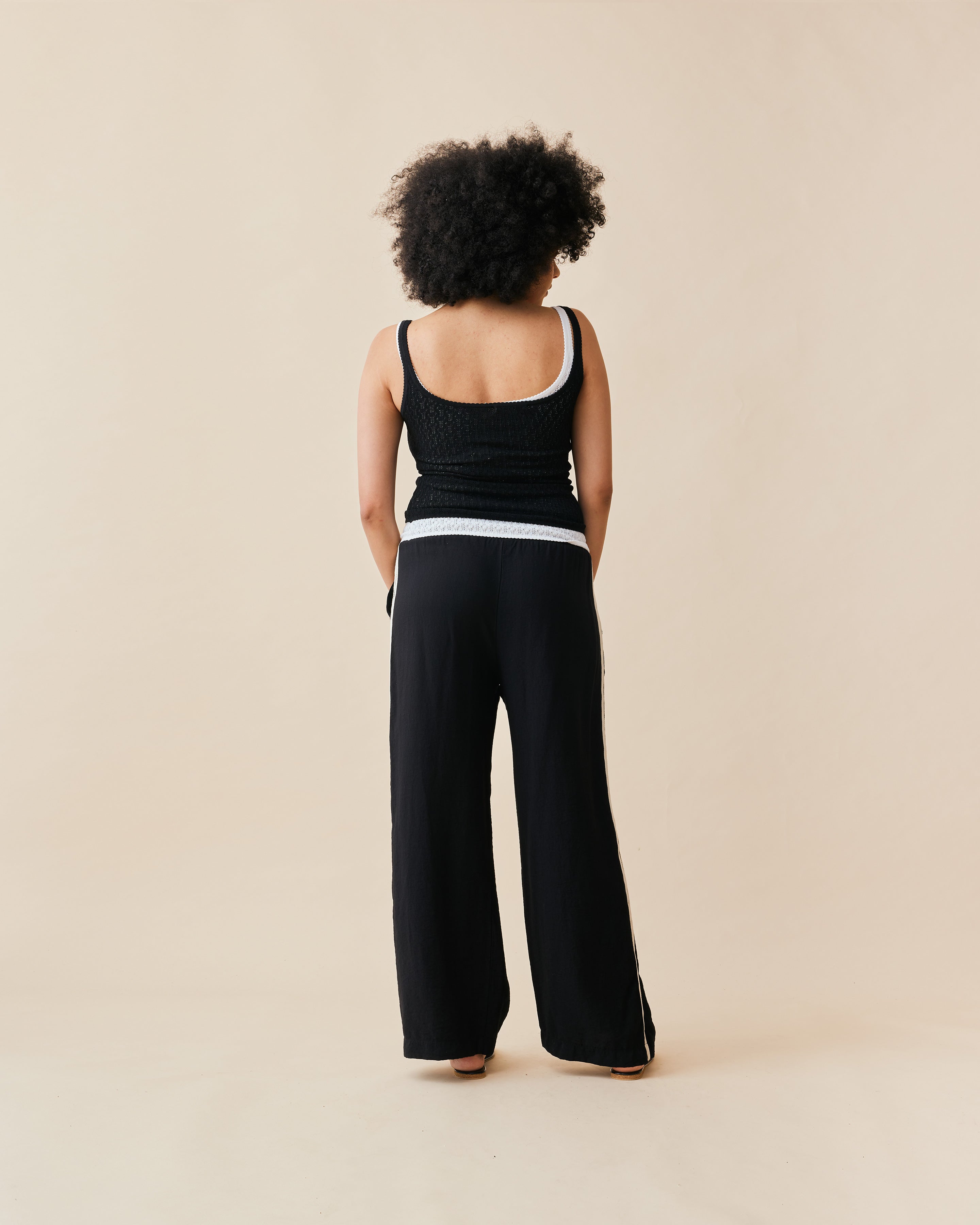 CORVETTE TROUSER BLACK | RUBY