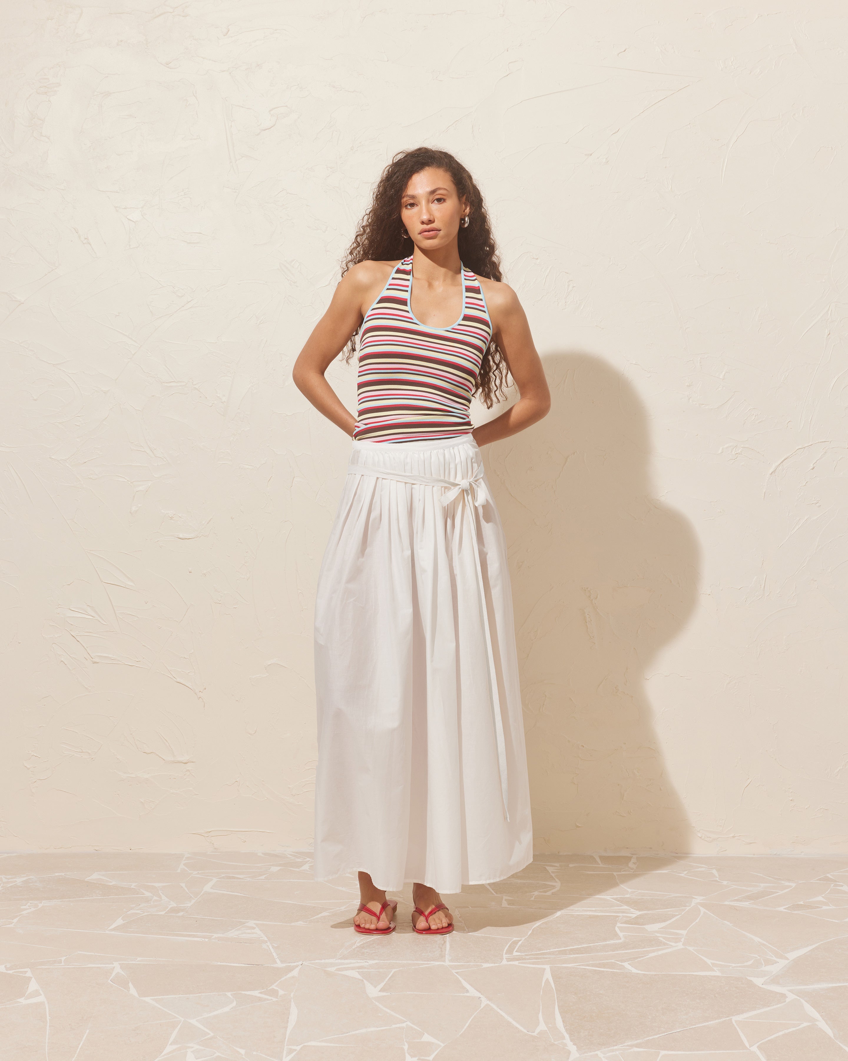 スカート Ballerina pure tiered skirt (white) Ballerina pure tiered skirt white