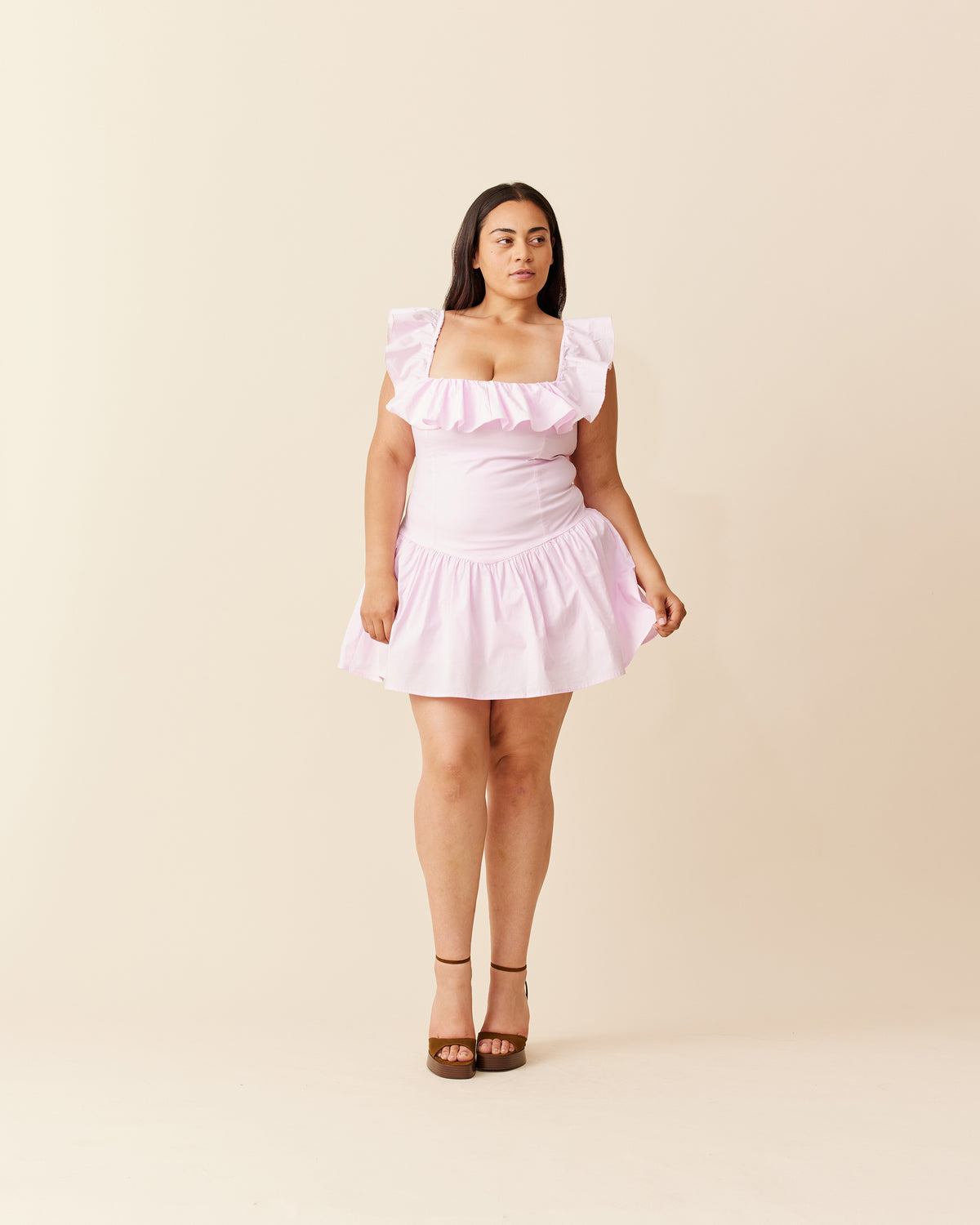 pink ruby dresses The Ruby Dress in Begonia Pink Lace 10 / Begonia Pink Lace