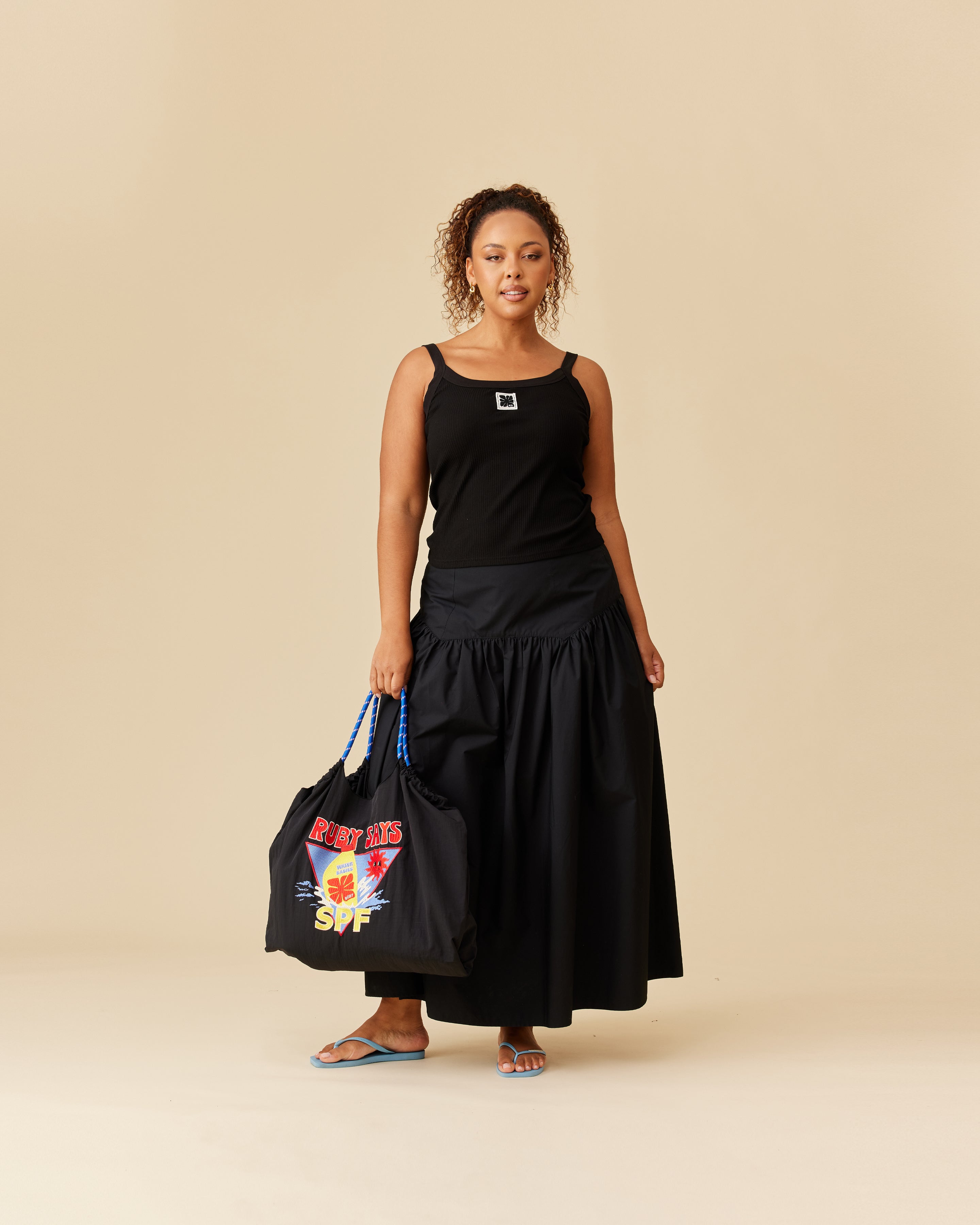 RUBY SAYS SPF TOTE BLACK