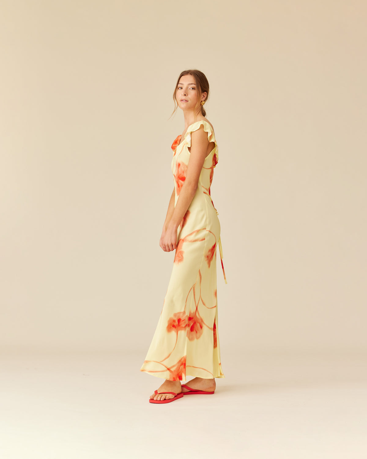 THEA DRESS TEQUILA SUNRISE FLORAL