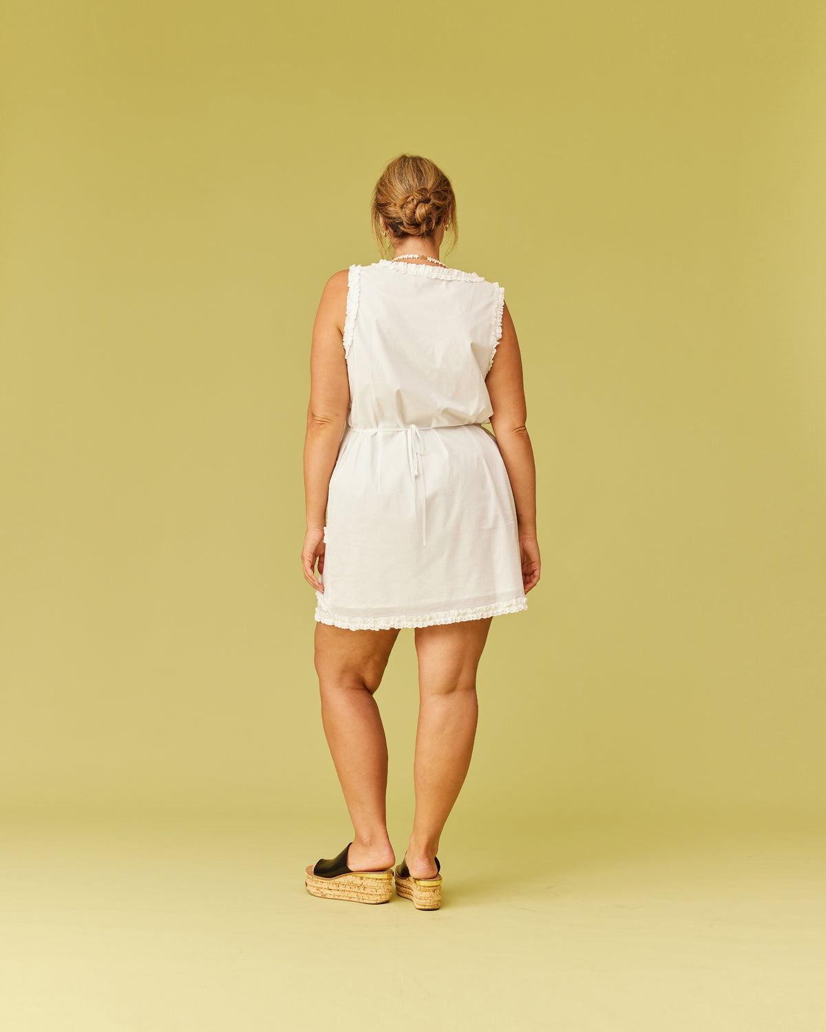 MARTHA MINI DRESS WHITE MARTHA MINI DRESS WHITE