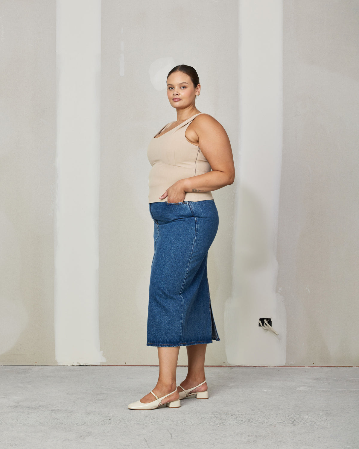 RUE BODICE CAMEL | RUBY