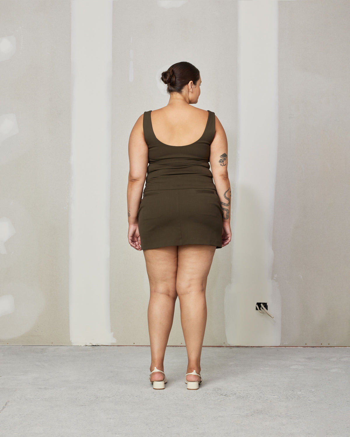 RUE BODICE KHAKI | RUBY
