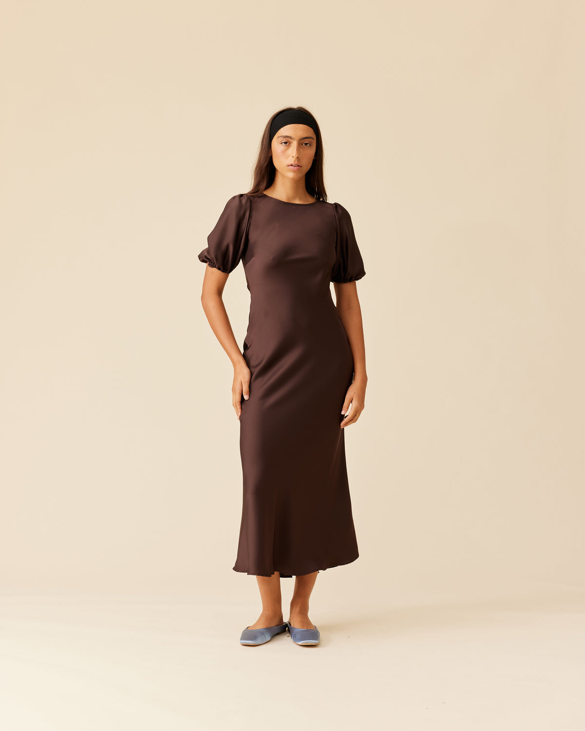 KENDALL SATIN DRESS ESPRESSO | RUBY KENDALL SATIN DRESS ESPRESSO | RUBY