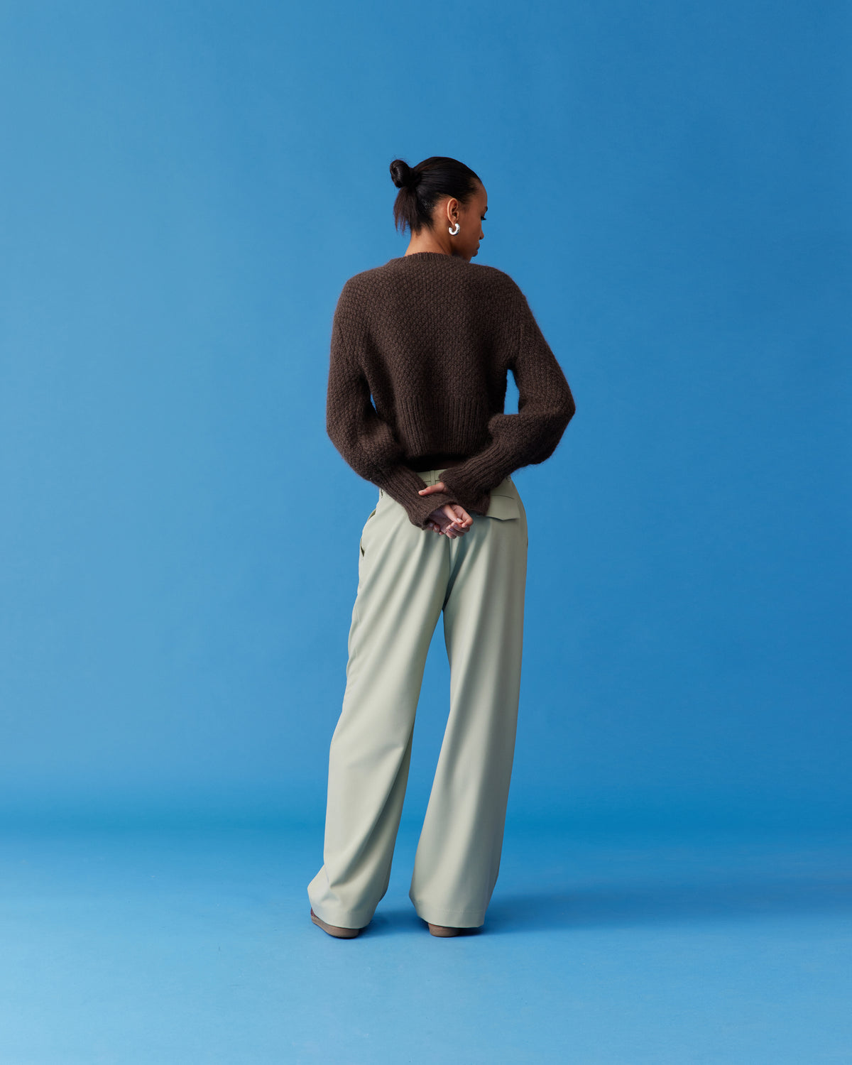 RUE TROUSER SAGE | RUBY