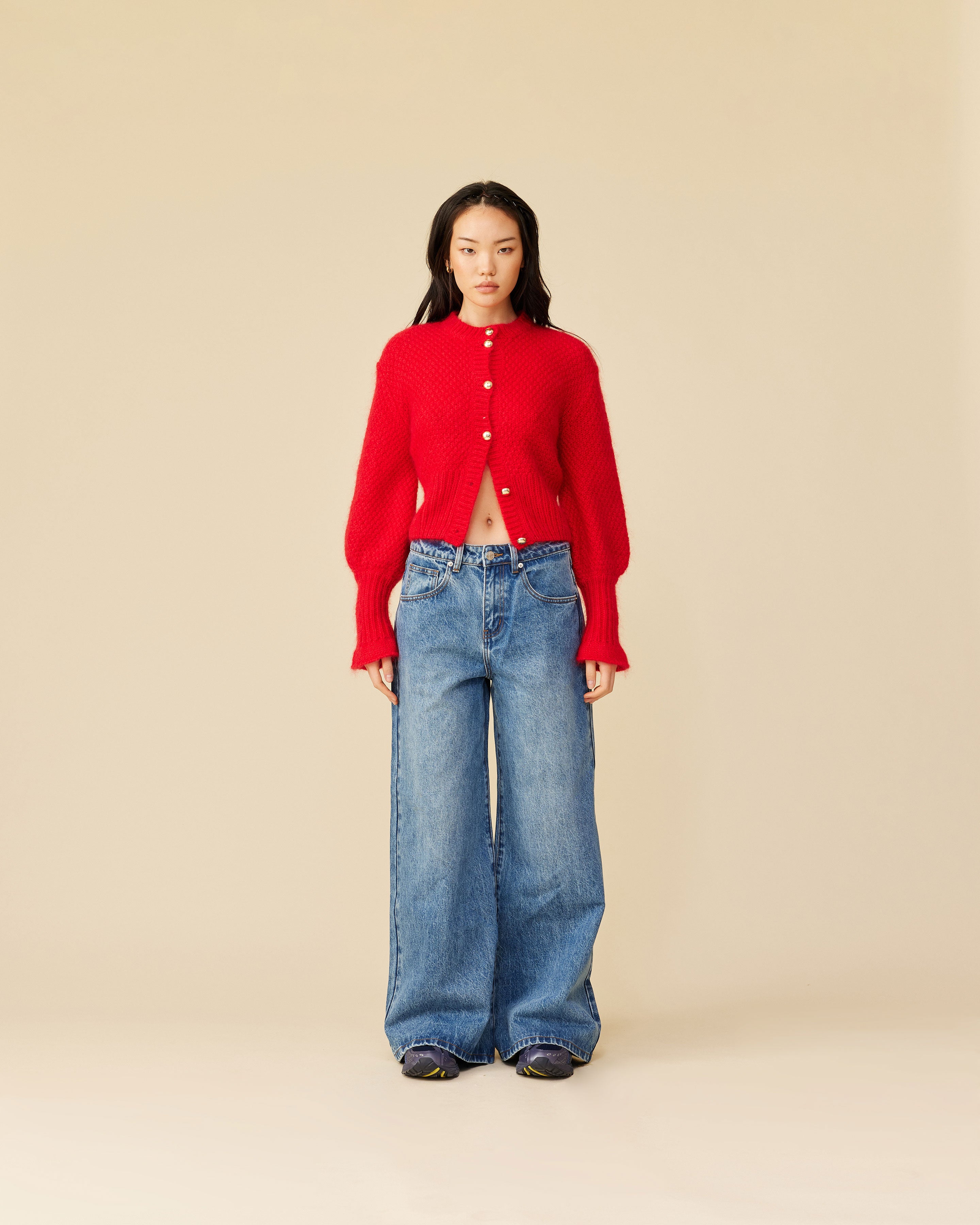 MATILDA CARDIGAN CHERRY | RUBY