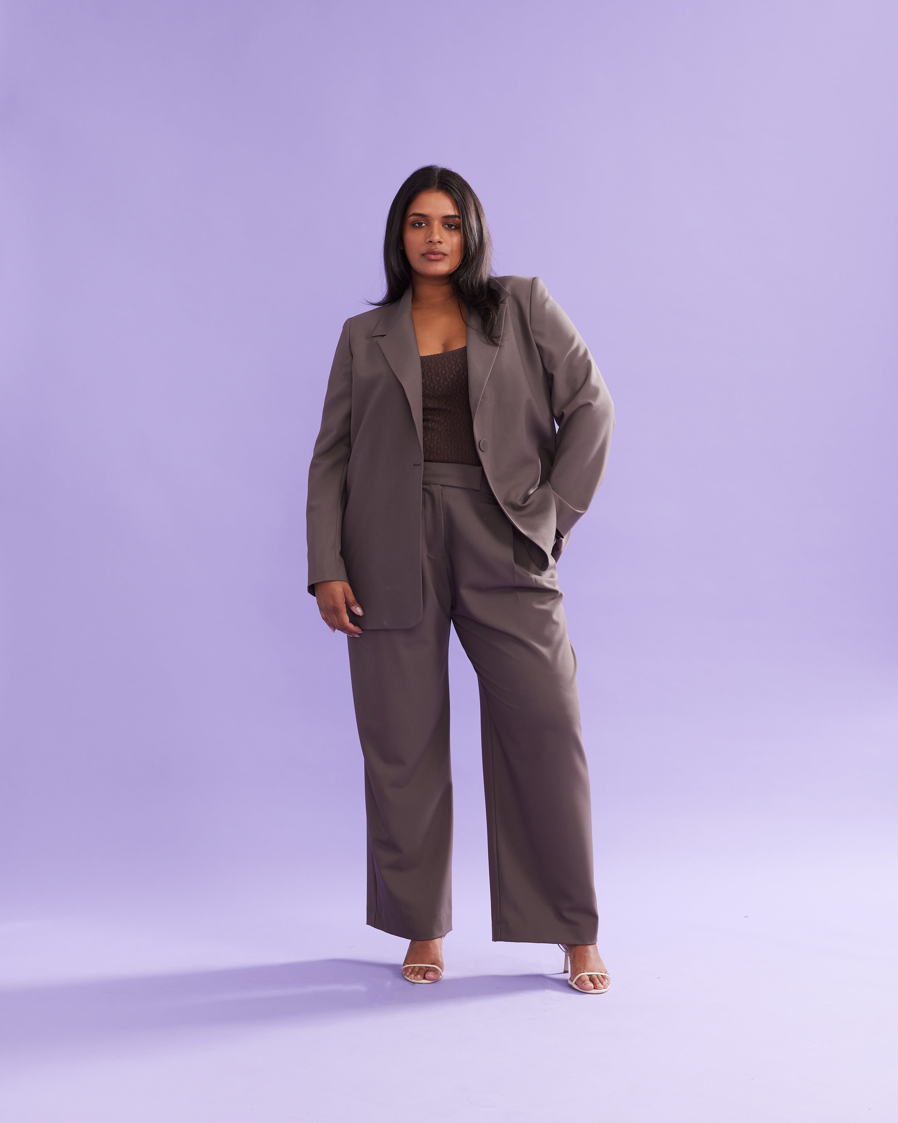 RUE TROUSER DEEP PLUM | RUBY