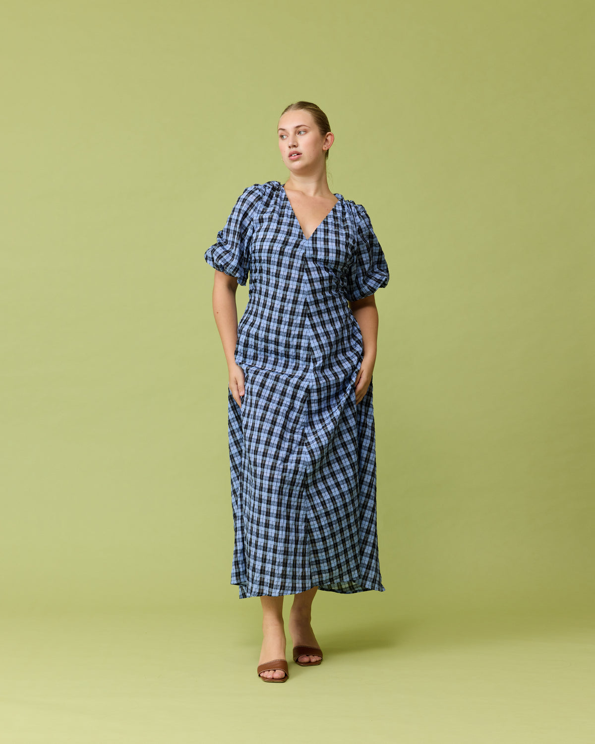 MOLLY DRESS BLUE TARTAN | RUBY MOLLY DRESS BLUE TARTAN | RUBY