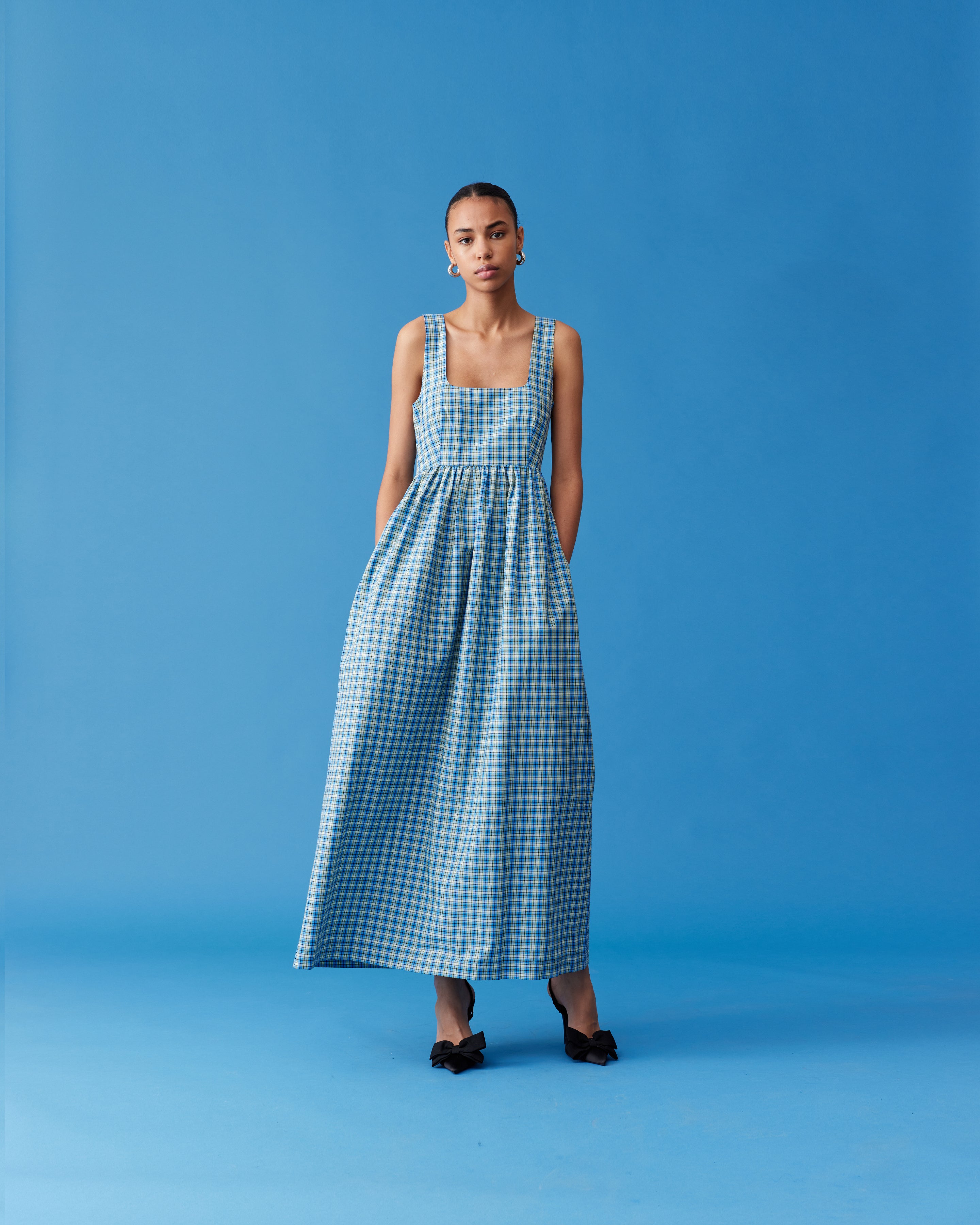 ワンピース Herlipto Pantheon Checked Knit Dress Pantheon Checked Knit Dress ♡ herlipto 【公式通販】